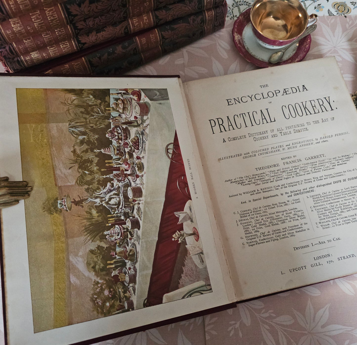Antique Cookery Encyclopaedia in 8 Volumes - Superbly Illustrated