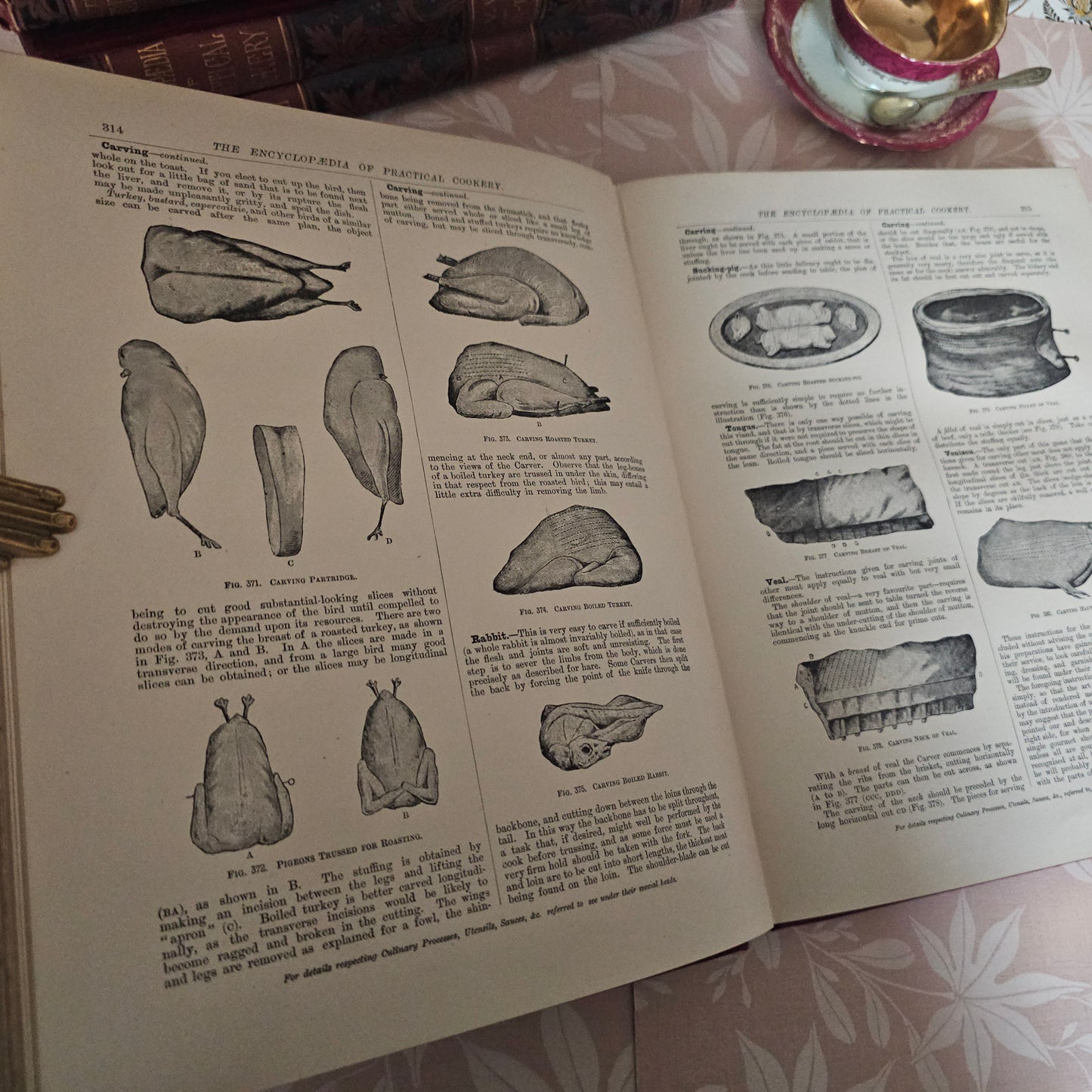 Antique Cookery Encyclopaedia in 8 Volumes - Superbly Illustrated