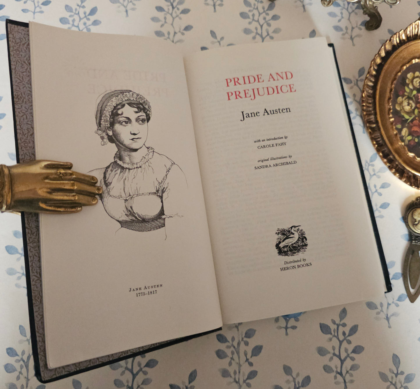 1977 Vintage Jane Austen Book Set: Heron, London