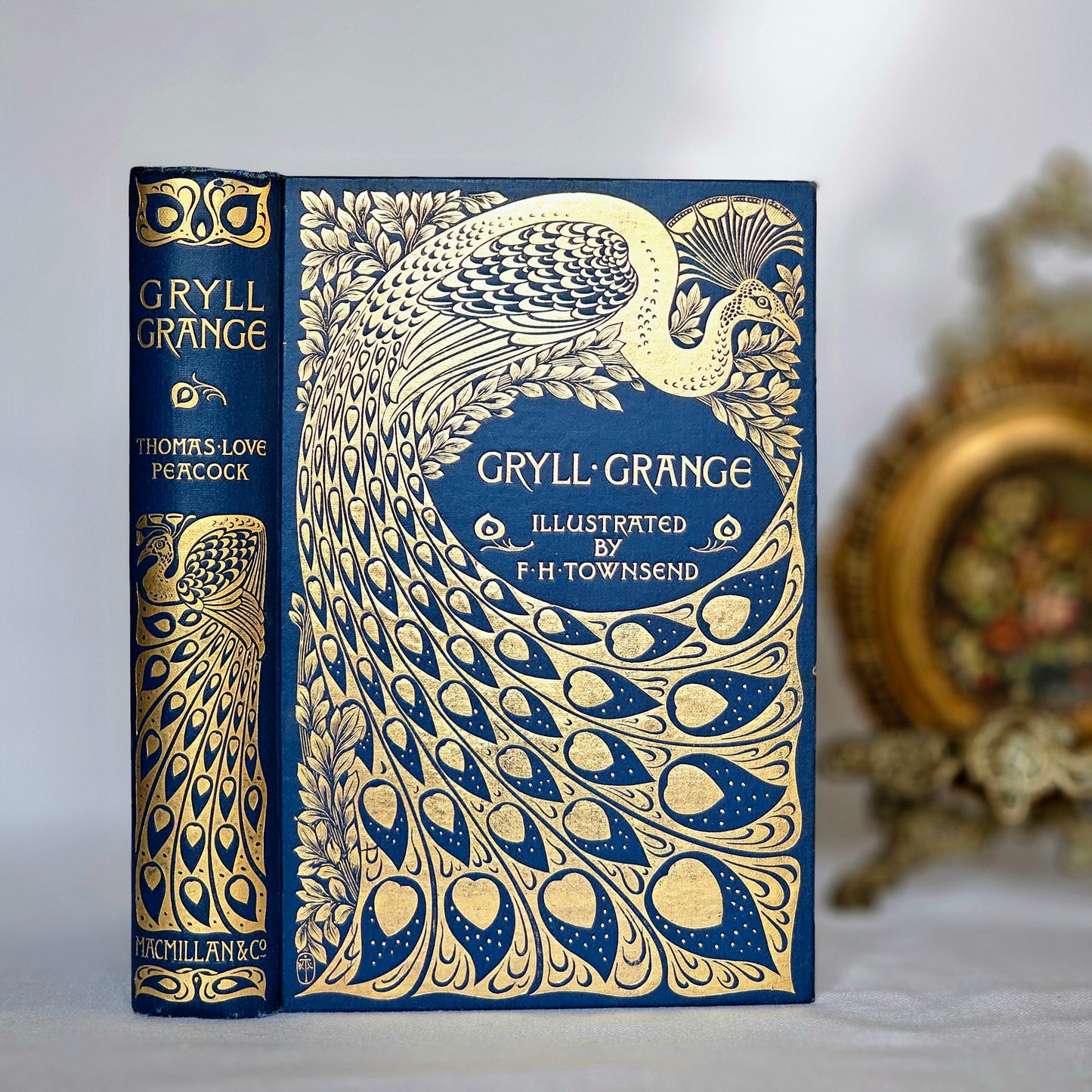 1896 "Gryll Grange" by Thomas Love Peacock: Antique Turbayne Covers, Illustrated