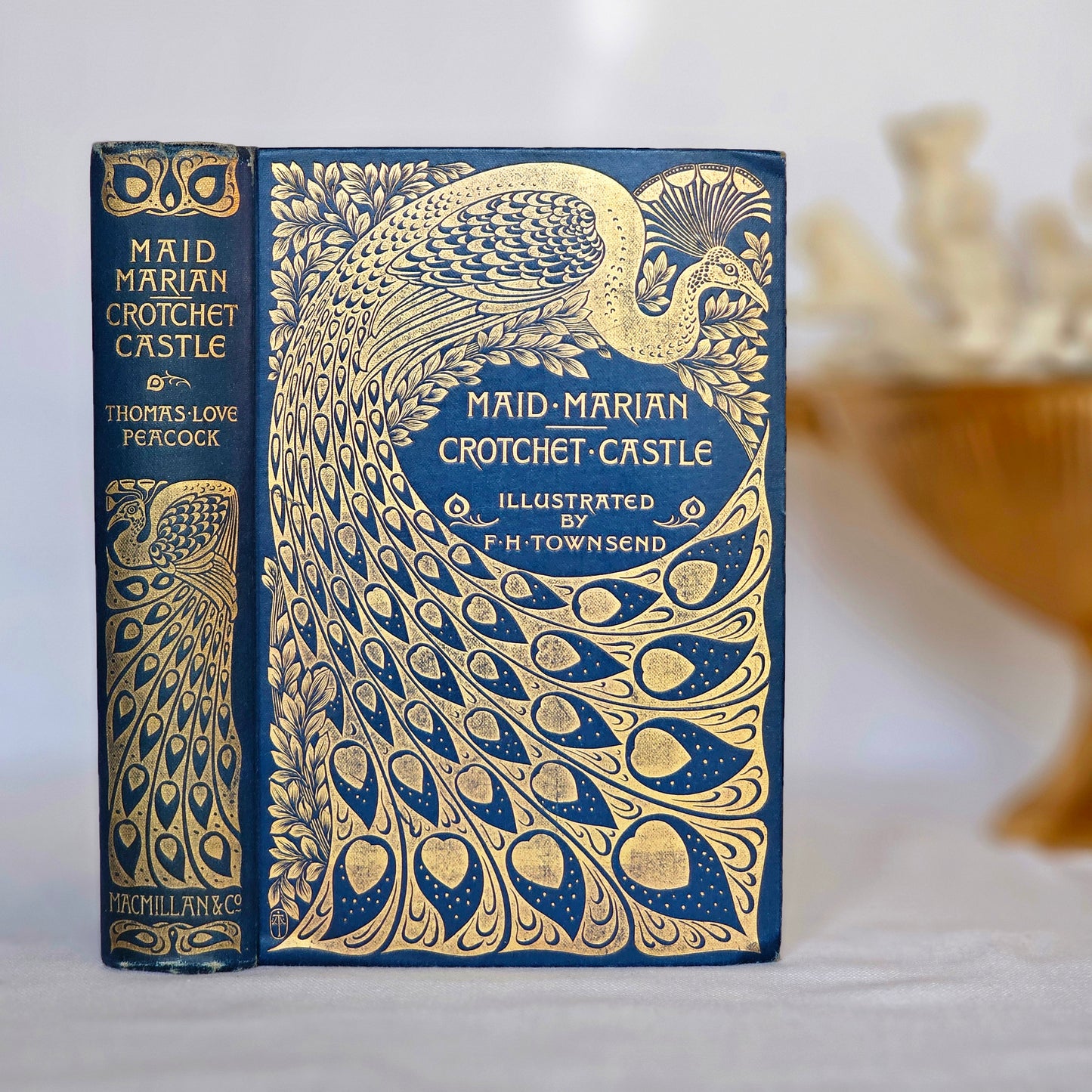 1895 Maid Marian and Crotchet Castle by Thomas Love Peacock: Antique Turbayne Covers, Illustrated