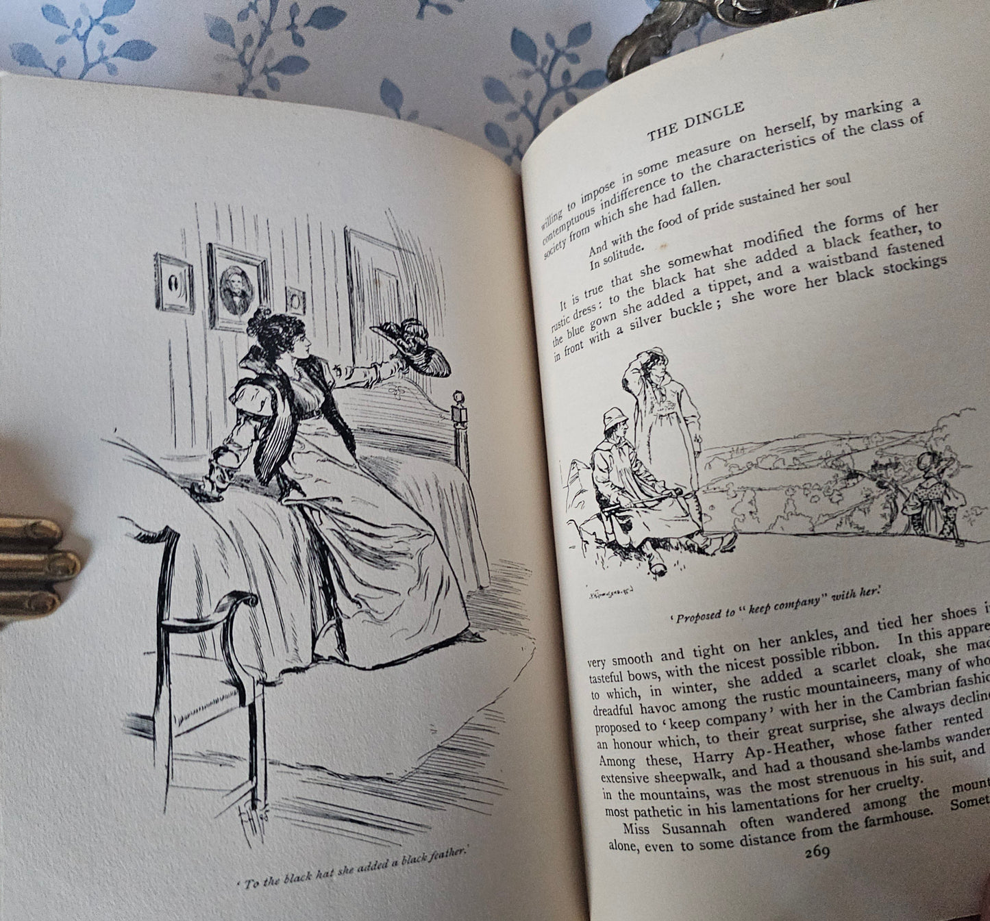 1895 Maid Marian and Crotchet Castle by Thomas Love Peacock: Antique Turbayne Covers, Illustrated