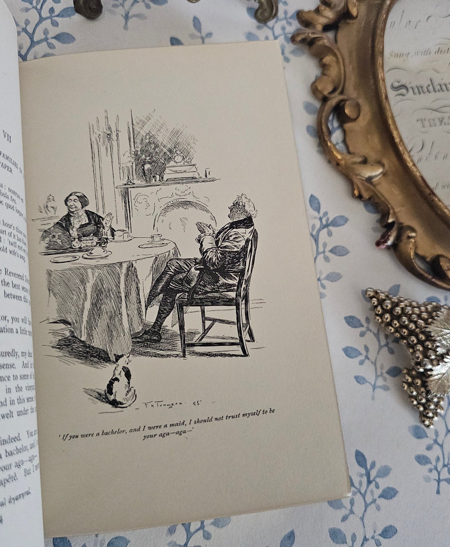 1896 "Gryll Grange" by Thomas Love Peacock: Antique Turbayne Covers, Illustrated