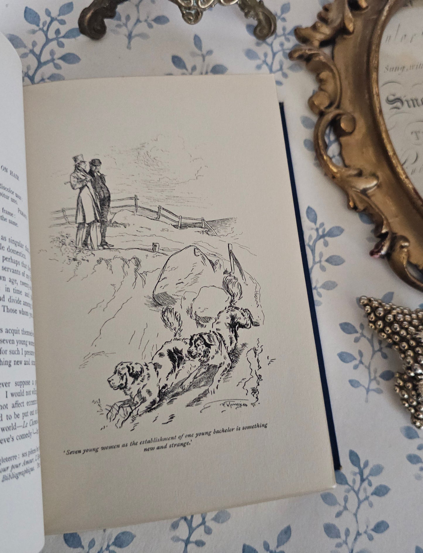 1896 "Gryll Grange" by Thomas Love Peacock: Antique Turbayne Covers, Illustrated