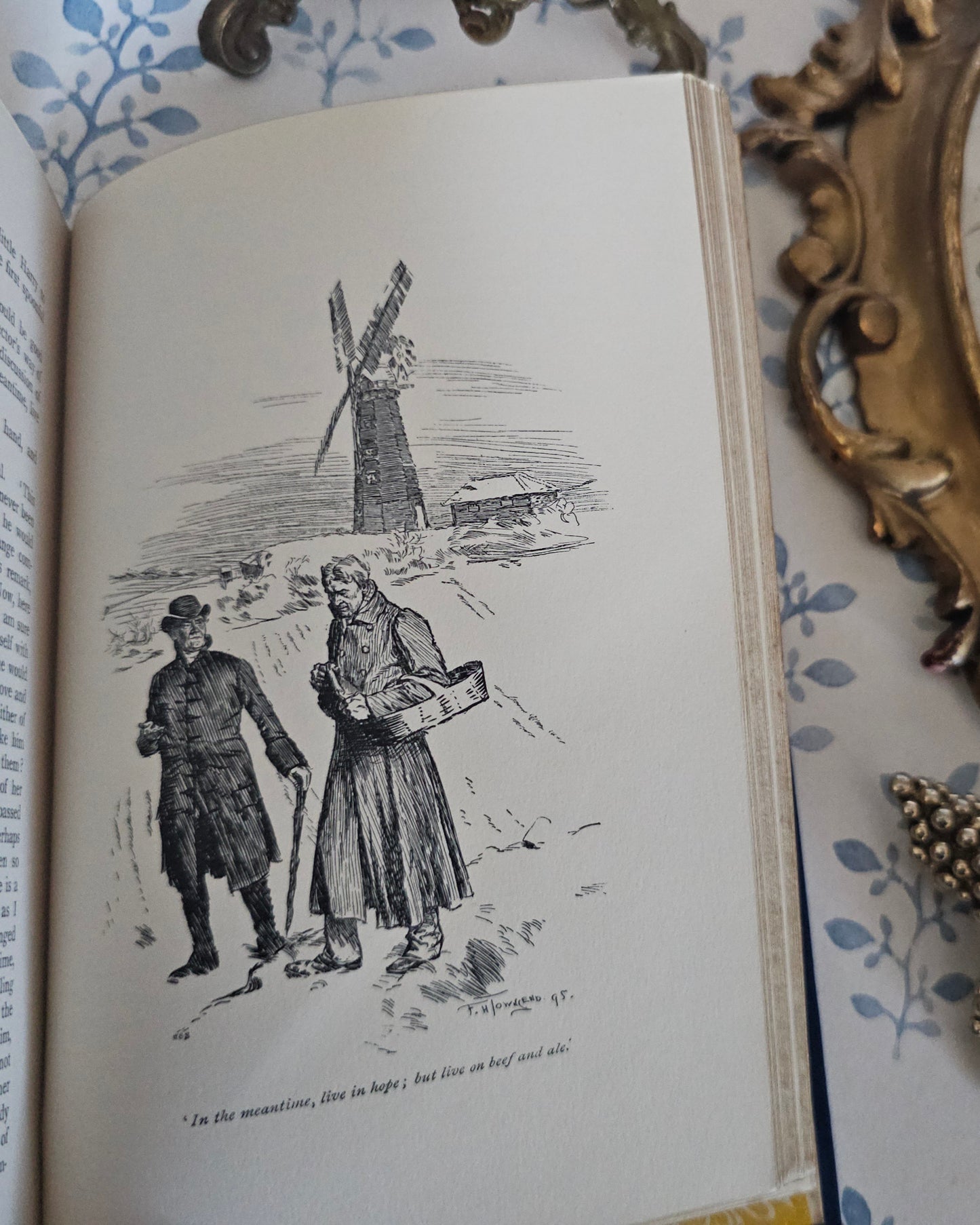 1896 "Gryll Grange" by Thomas Love Peacock: Antique Turbayne Covers, Illustrated