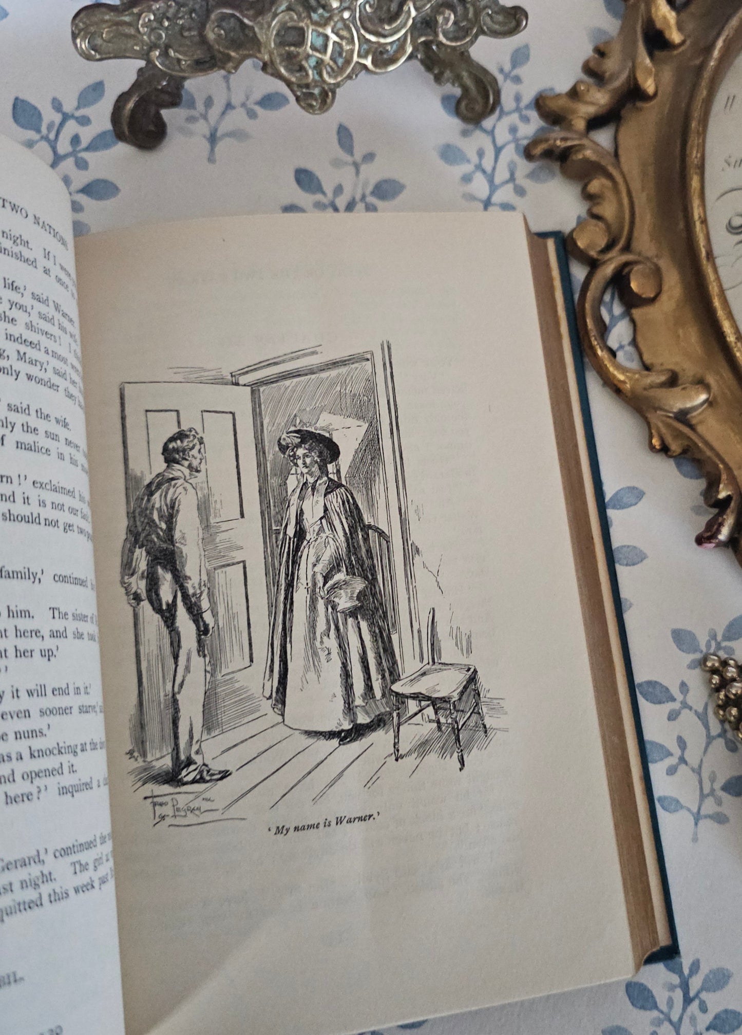 1895 "Sybil" by Benjamin Disraeli: Antique Turbayne Covers, Illustrated