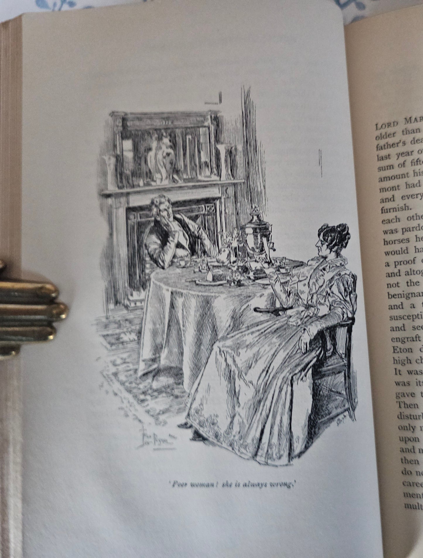 1895 "Sybil" by Benjamin Disraeli: Antique Turbayne Covers, Illustrated