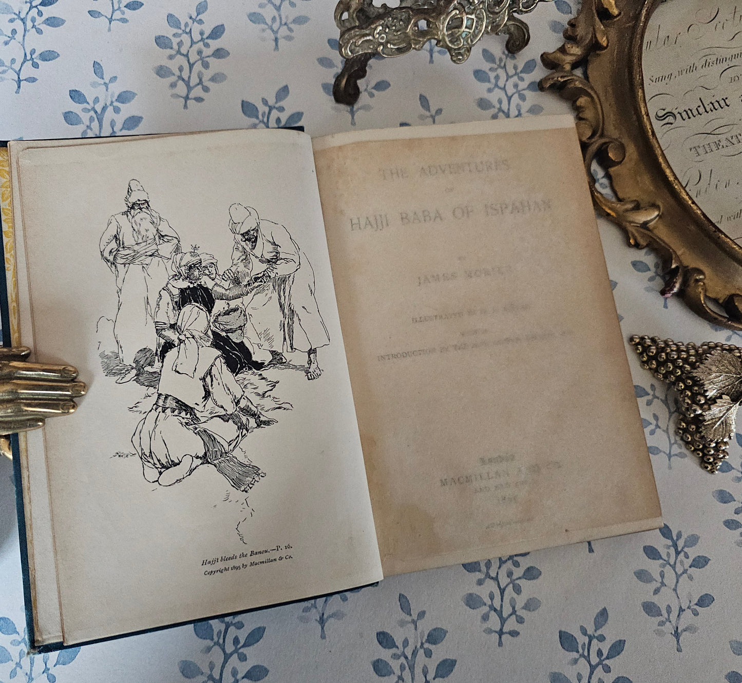 1895 Adventures of Hajji Baba - Illustrated and Turbayne Covers