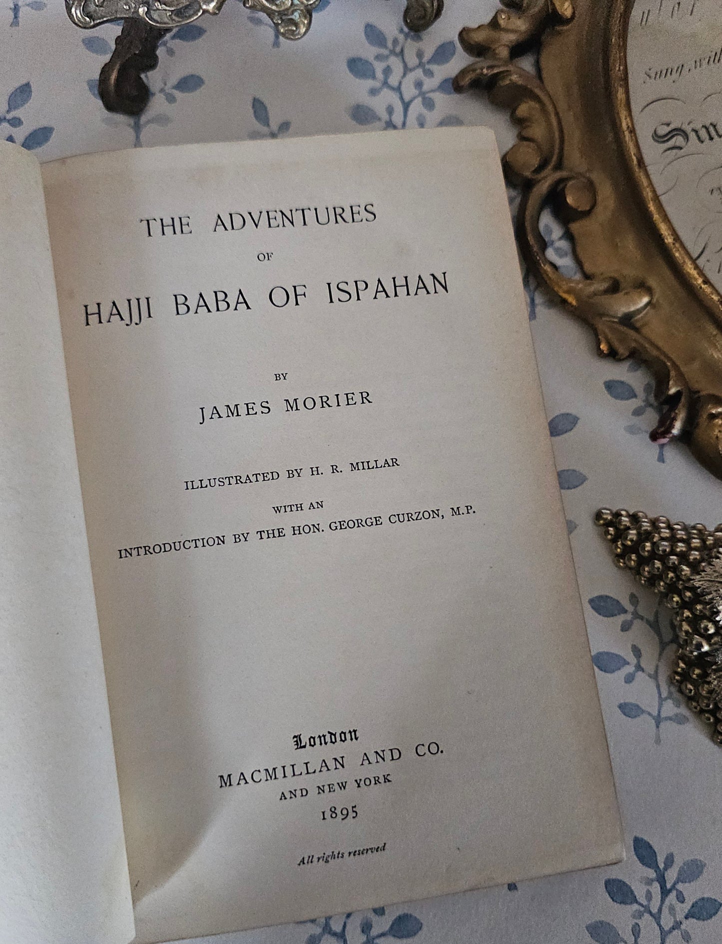 1895 Adventures of Hajji Baba - Illustrated and Turbayne Covers