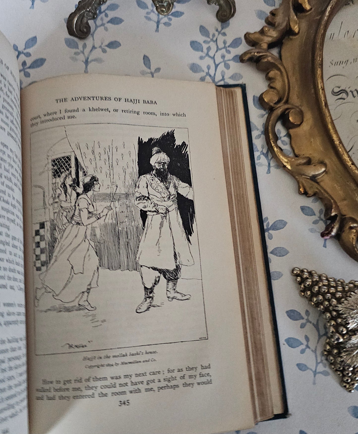 1895 Adventures of Hajji Baba - Illustrated and Turbayne Covers