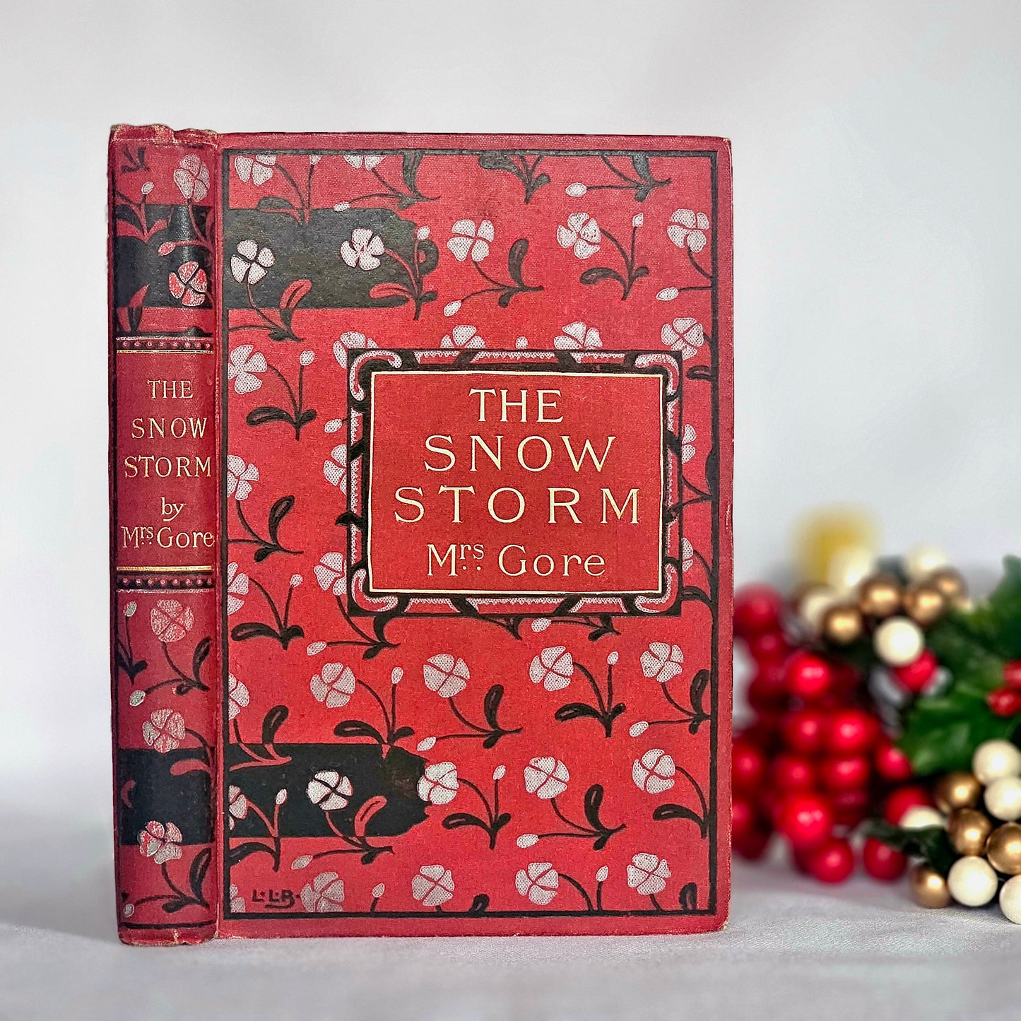 1898 Antique Christmas Book: The Snow Storm by Mrs Gore