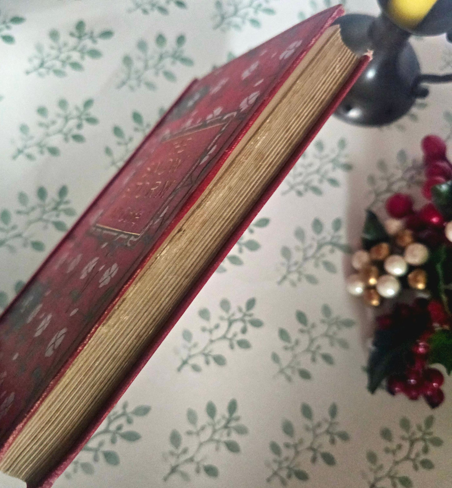 1898 Antique Christmas Book: The Snow Storm by Mrs Gore