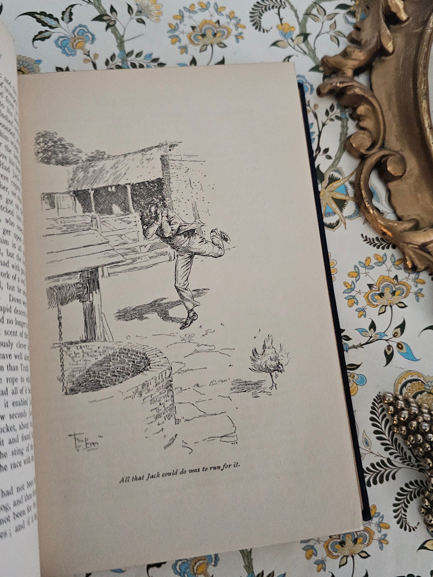 1896 "Mr Midshipman Easy" Antique Book: Turbayne Covers, Illustrated