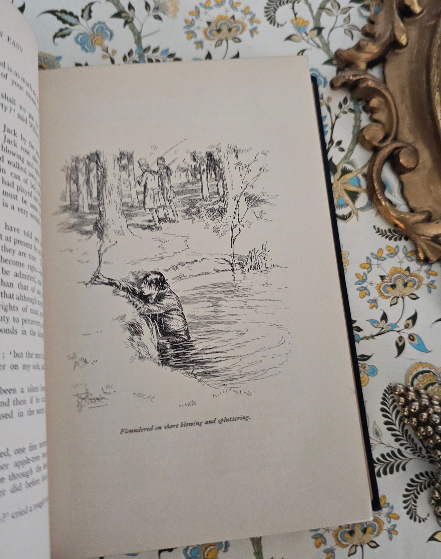 1896 "Mr Midshipman Easy" Antique Book: Turbayne Covers, Illustrated