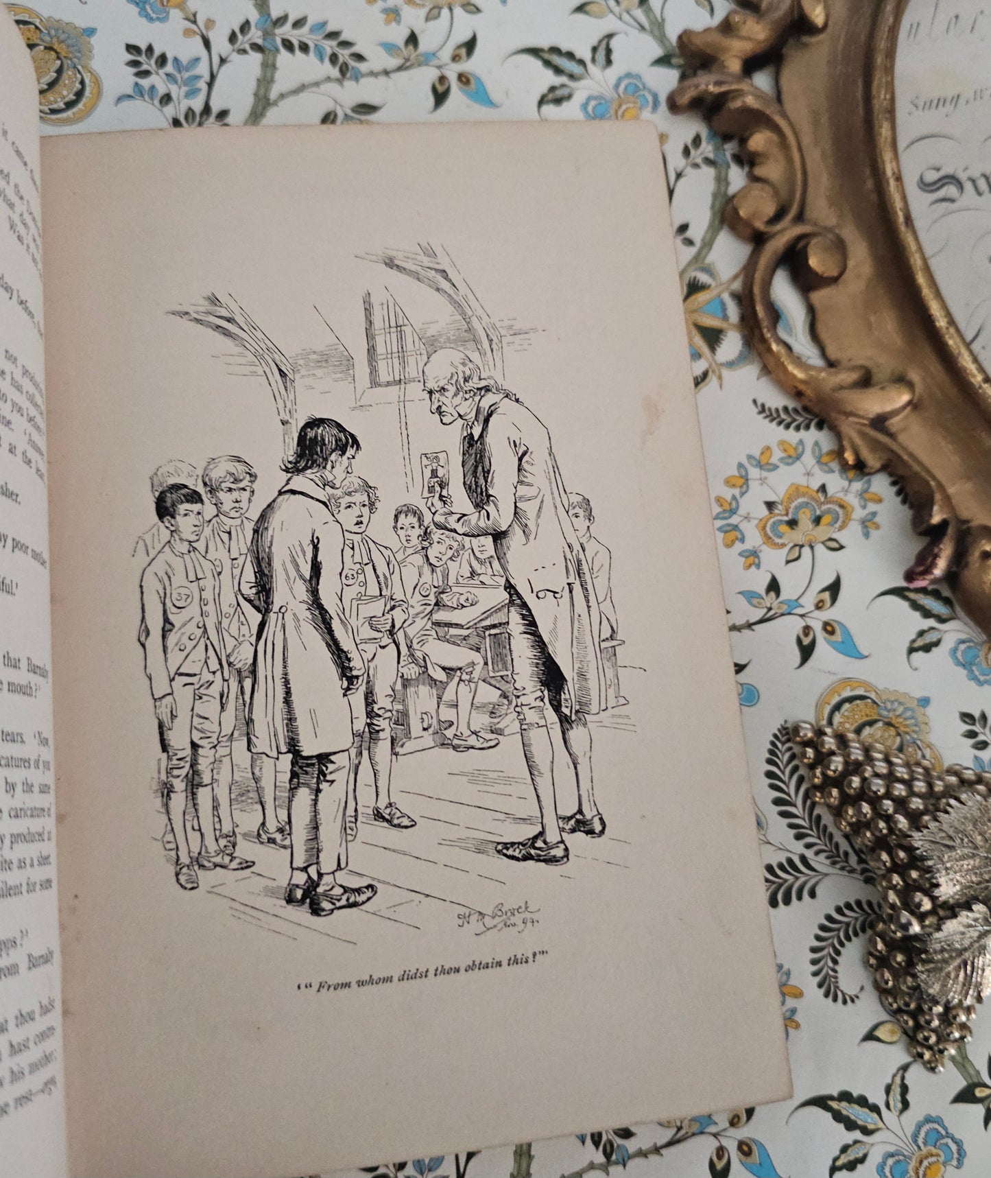 1895 "Jacob Faithful" Antique Book: Turbayne Covers, Illustrated, Presentation Copy