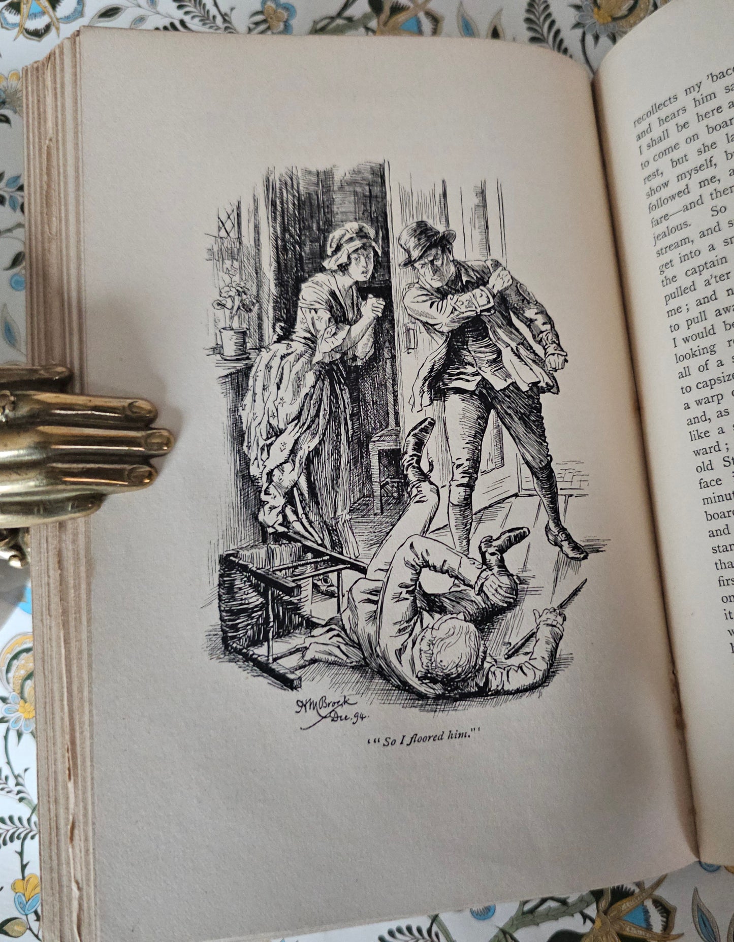 1895 "Jacob Faithful" Antique Book: Turbayne Covers, Illustrated, Presentation Copy