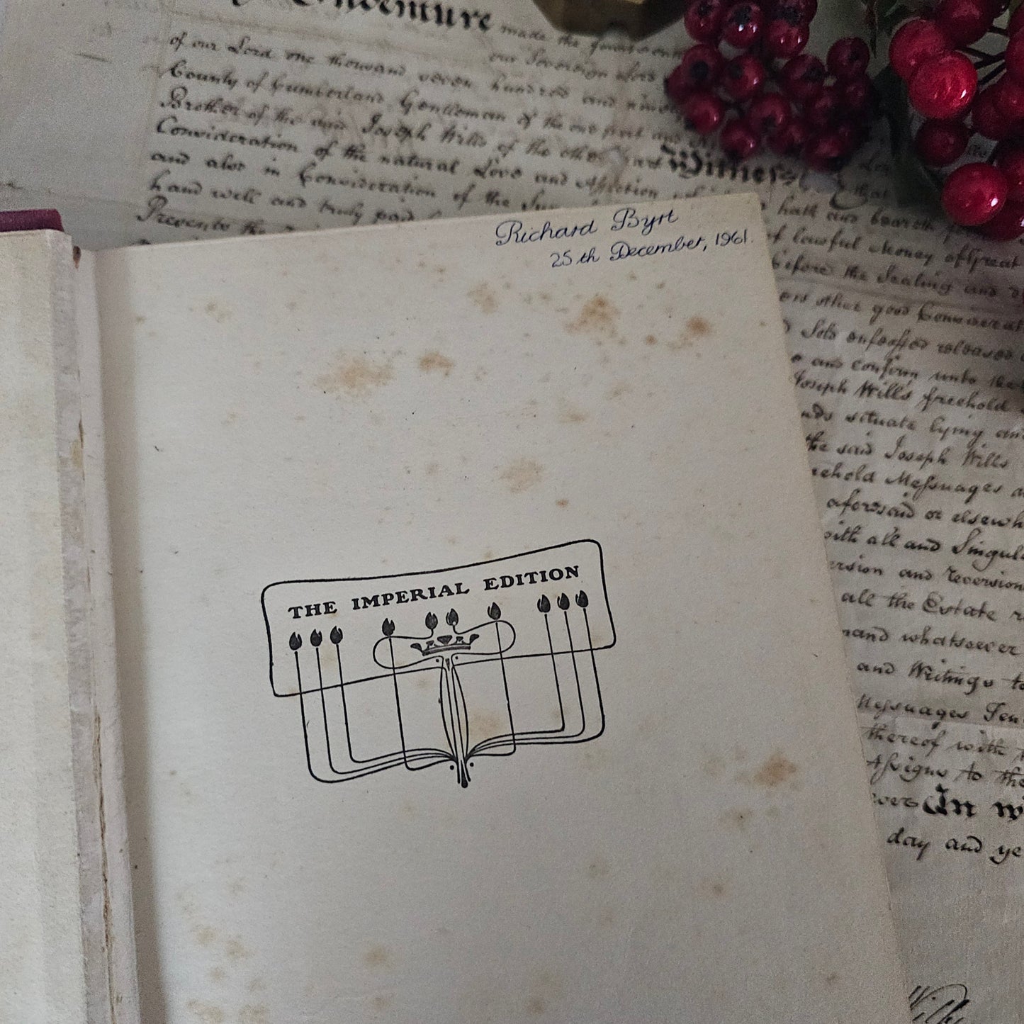 1904 Christmas Books by Charles Dickens: Art Nouveau Decorated Boards, Illustrated