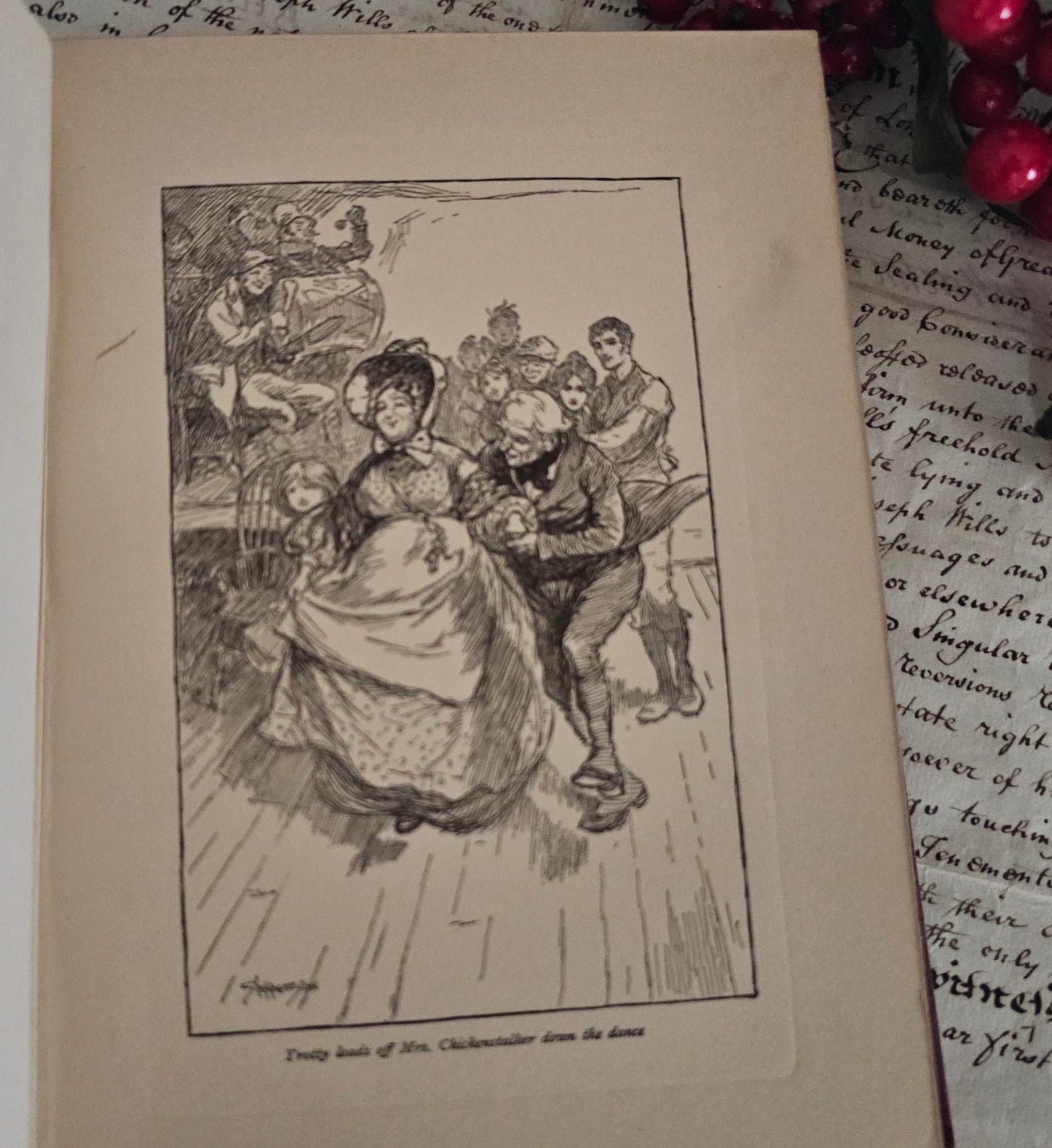 1904 Christmas Books by Charles Dickens: Art Nouveau Decorated Boards, Illustrated