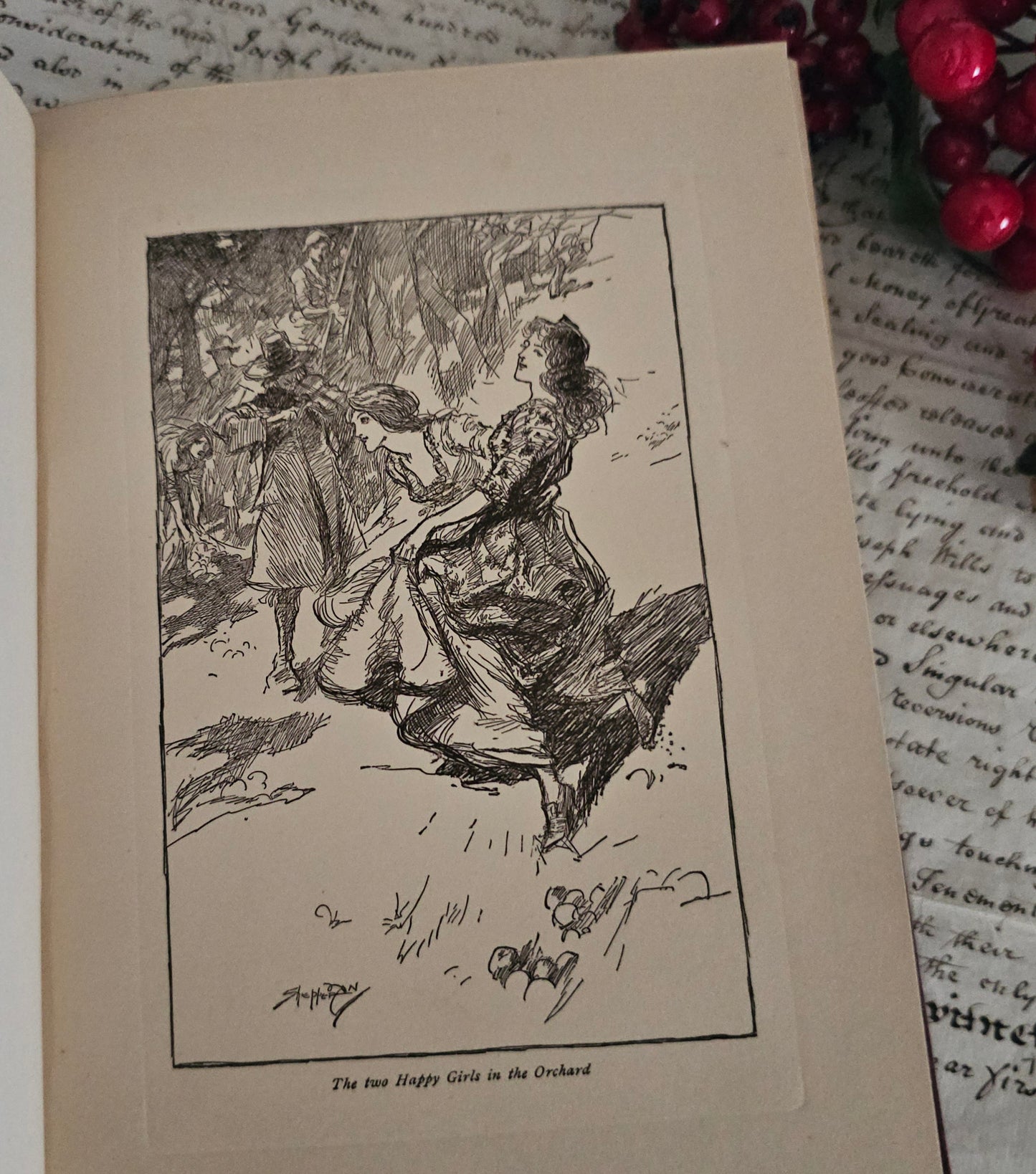 1904 Christmas Books by Charles Dickens: Art Nouveau Decorated Boards, Illustrated