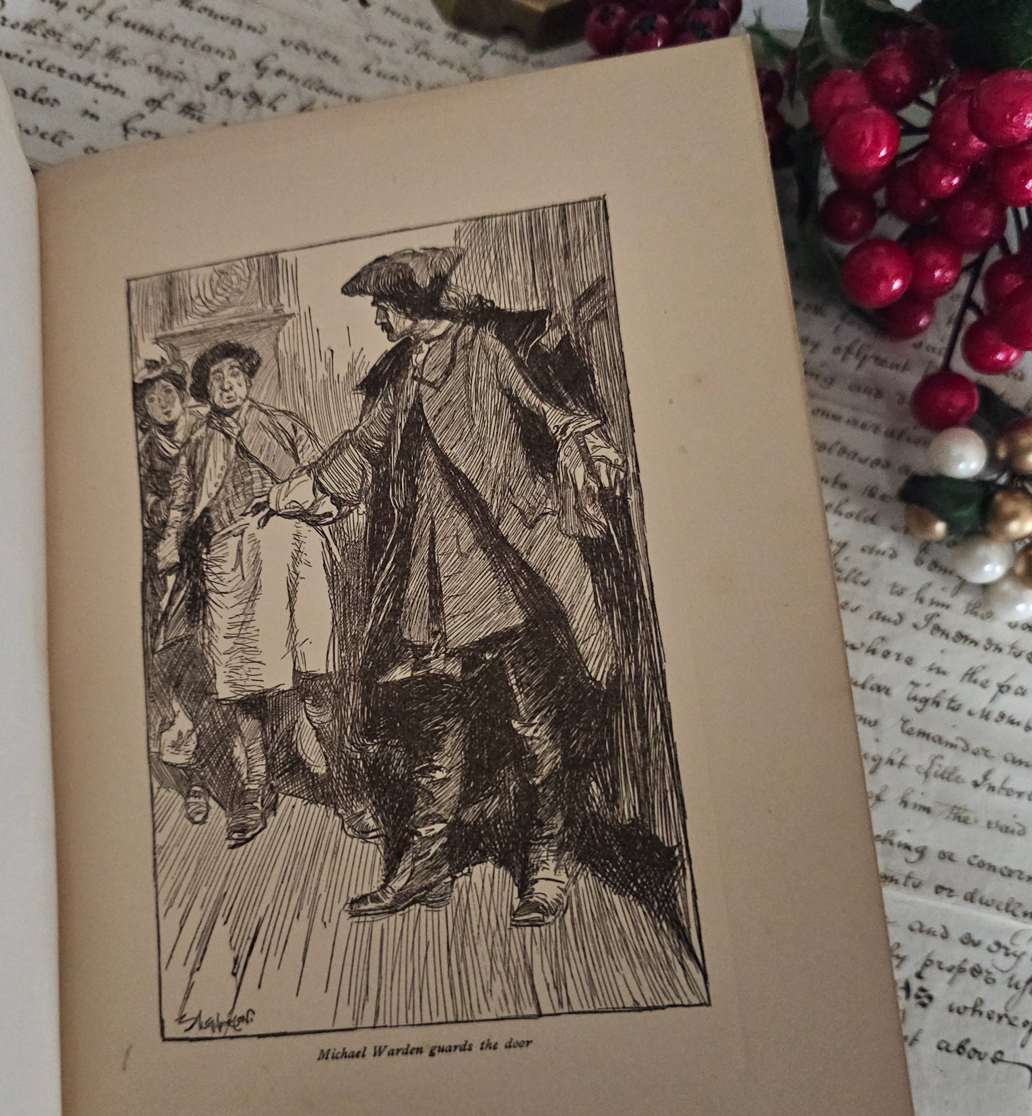 1904 Christmas Books by Charles Dickens: Art Nouveau Decorated Boards, Illustrated