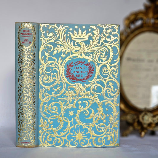 1959 Fairy Tales & Legends by Hans Andersen / Rex Whistler Illustrations / Beautiful Decorative Boards