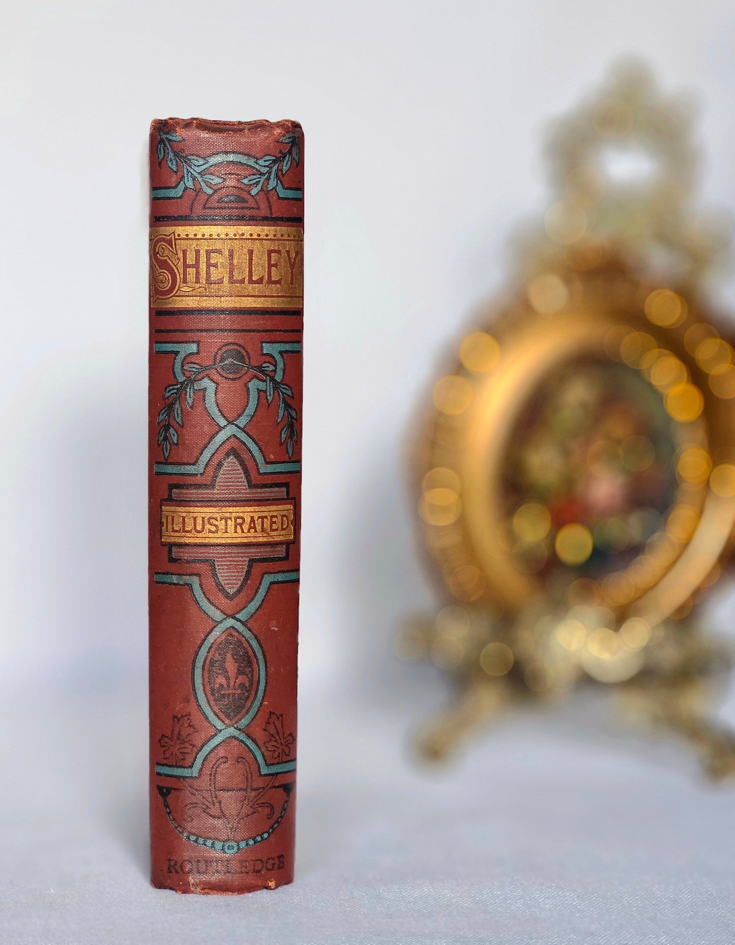 Victorian Illustrated Poetry Book: Shelley's Poetical Works, 1880s Routledge Edition