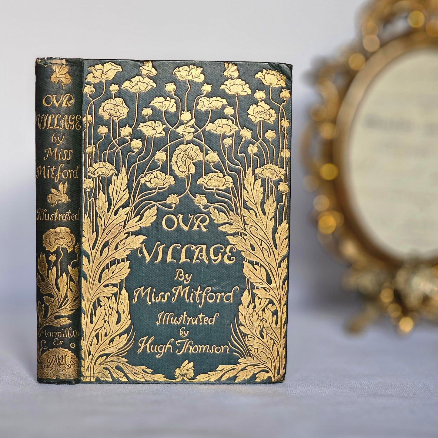 1893 Our Village by Miss Mitford: Illustrated Antique Edition