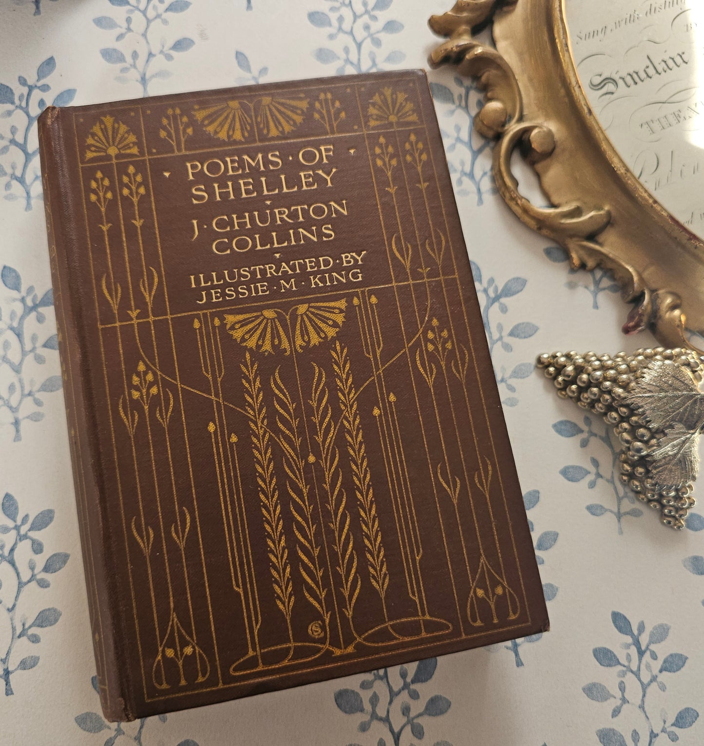 1906 Antique Poetry Collection in Eight Volumes : Illustrated