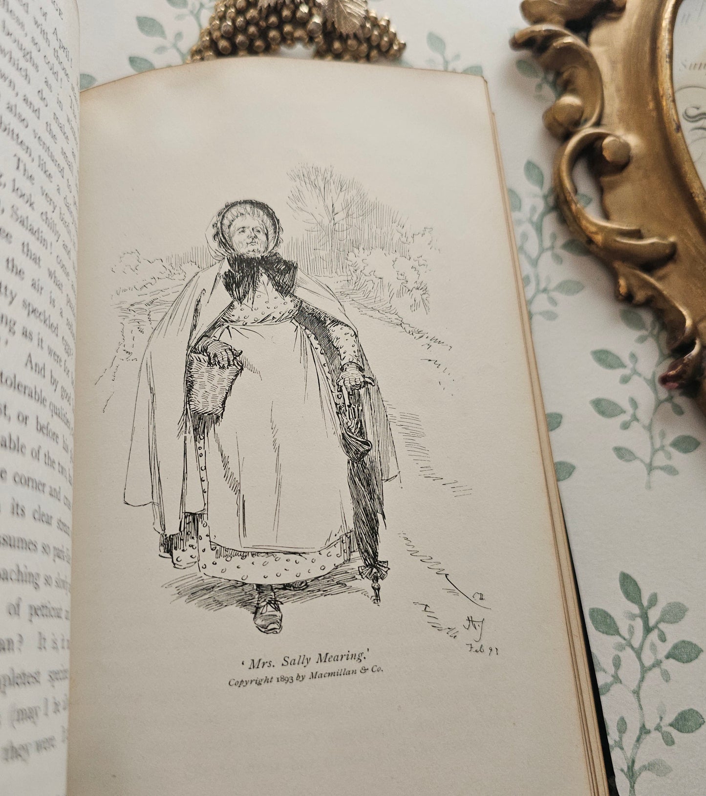 1893 Our Village by Miss Mitford: Illustrated Antique Edition