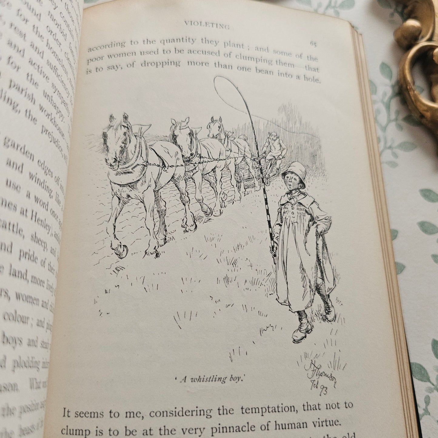 1893 Our Village by Miss Mitford: Illustrated Antique Edition