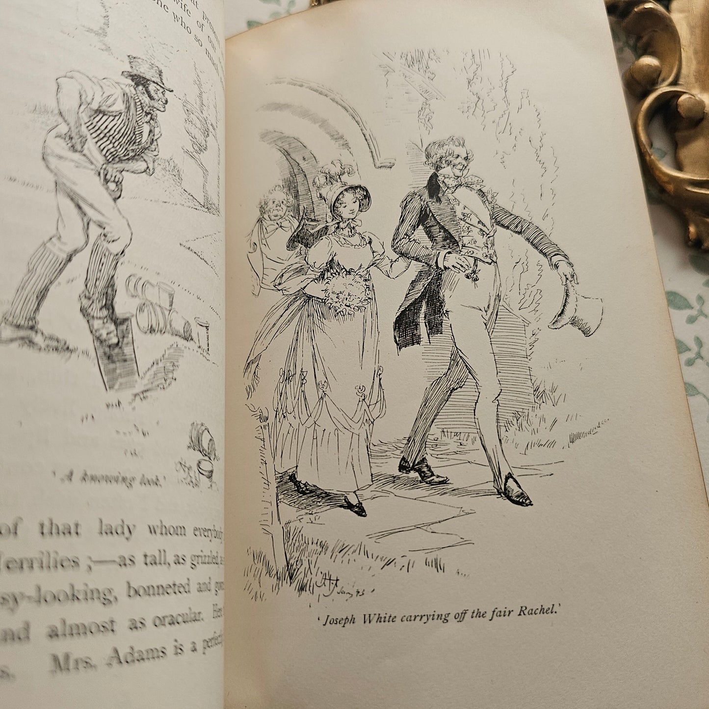 1893 Our Village by Miss Mitford: Illustrated Antique Edition