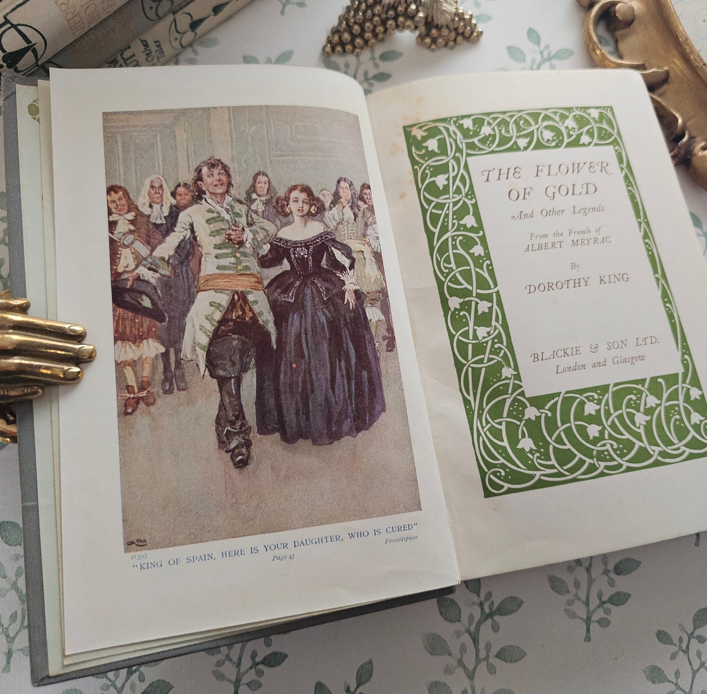 1910s Antique Book Set - Fairy Tales and Stories - Colour Illustrations - Six Books