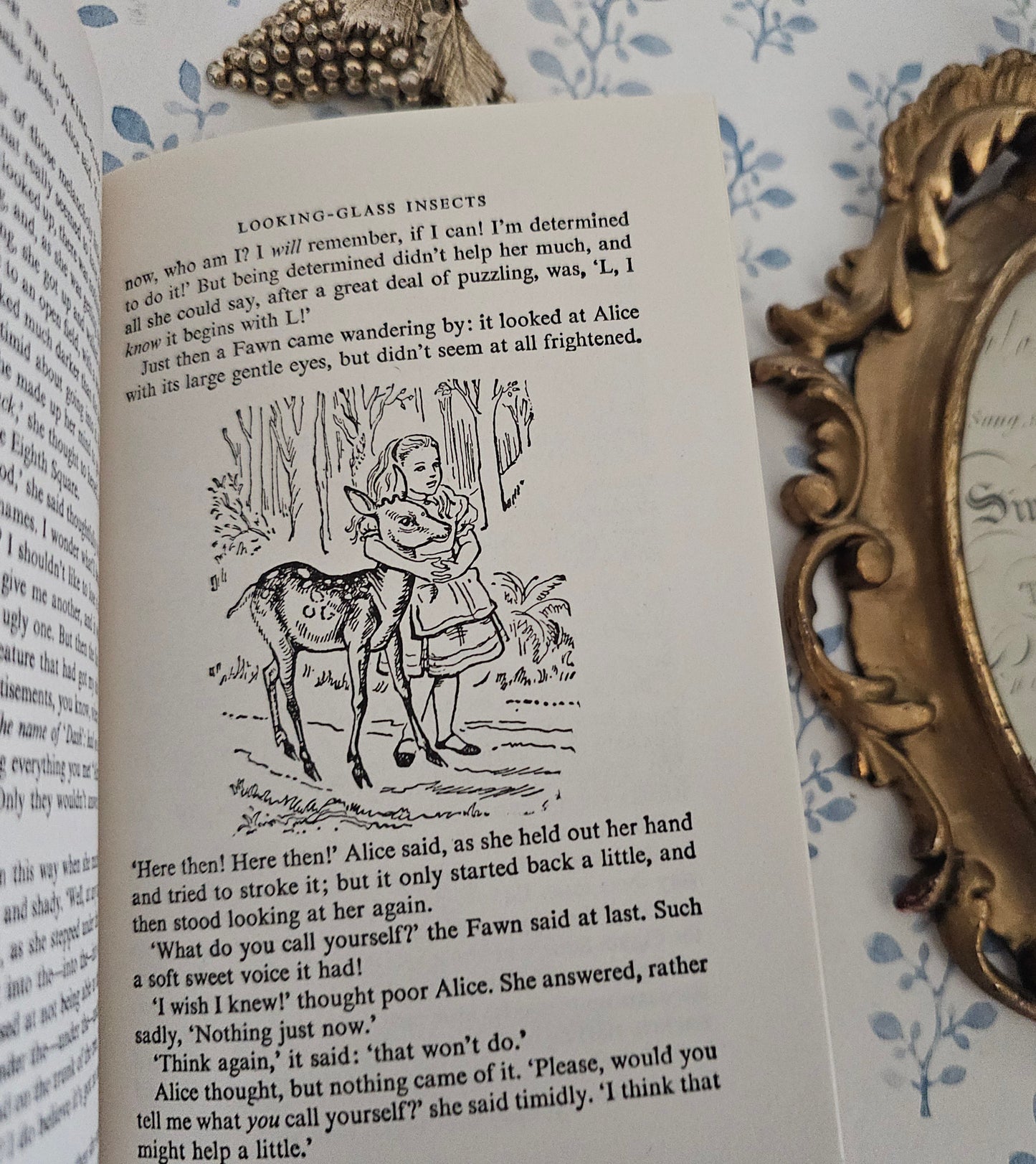 1970s Alice in Wonderland plus Through the Looking-Glass by Lewis Carroll - Illustrated Vintage Book