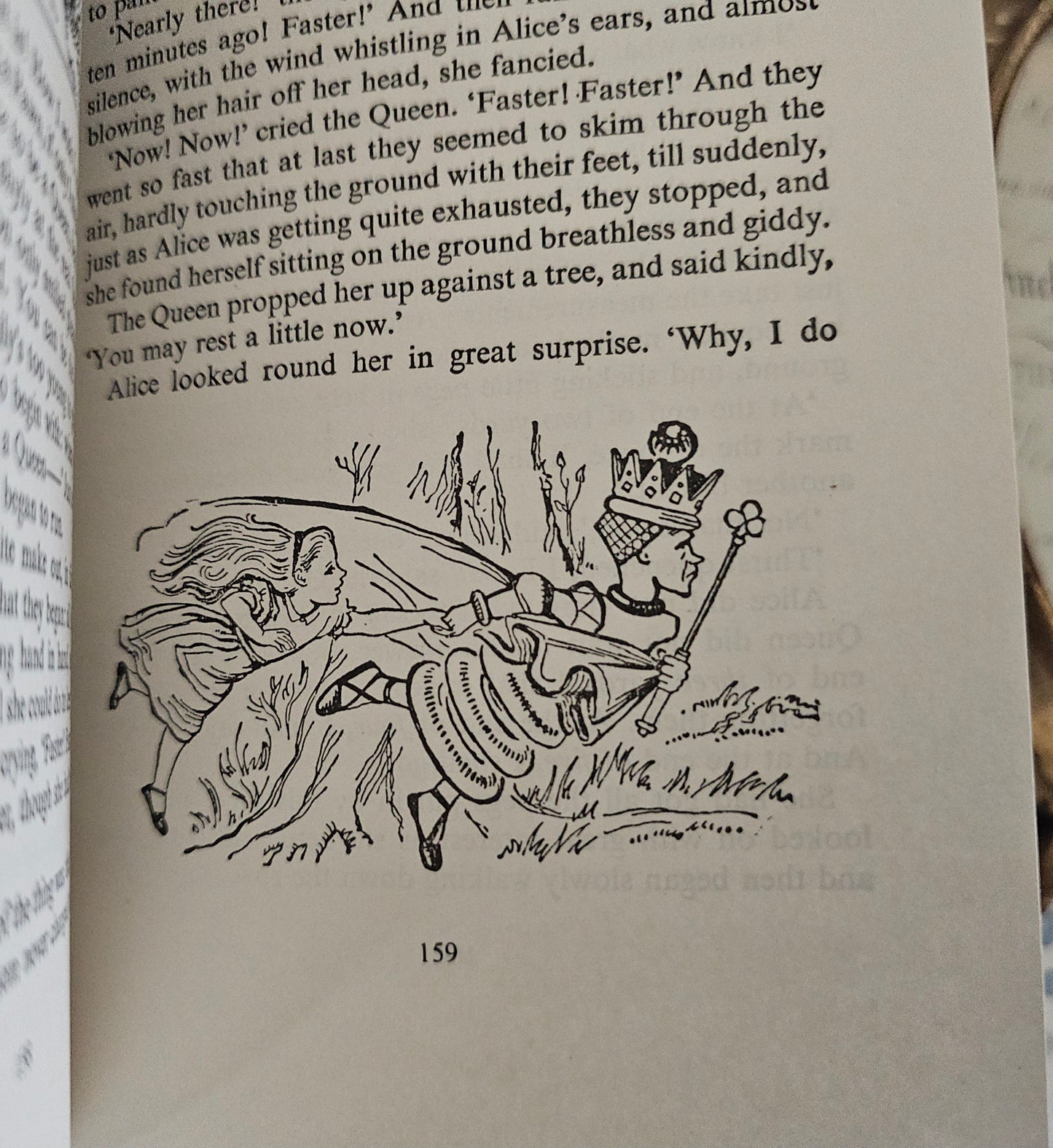 1970s Alice in Wonderland plus Through the Looking-Glass by Lewis Carroll - Illustrated Vintage Book