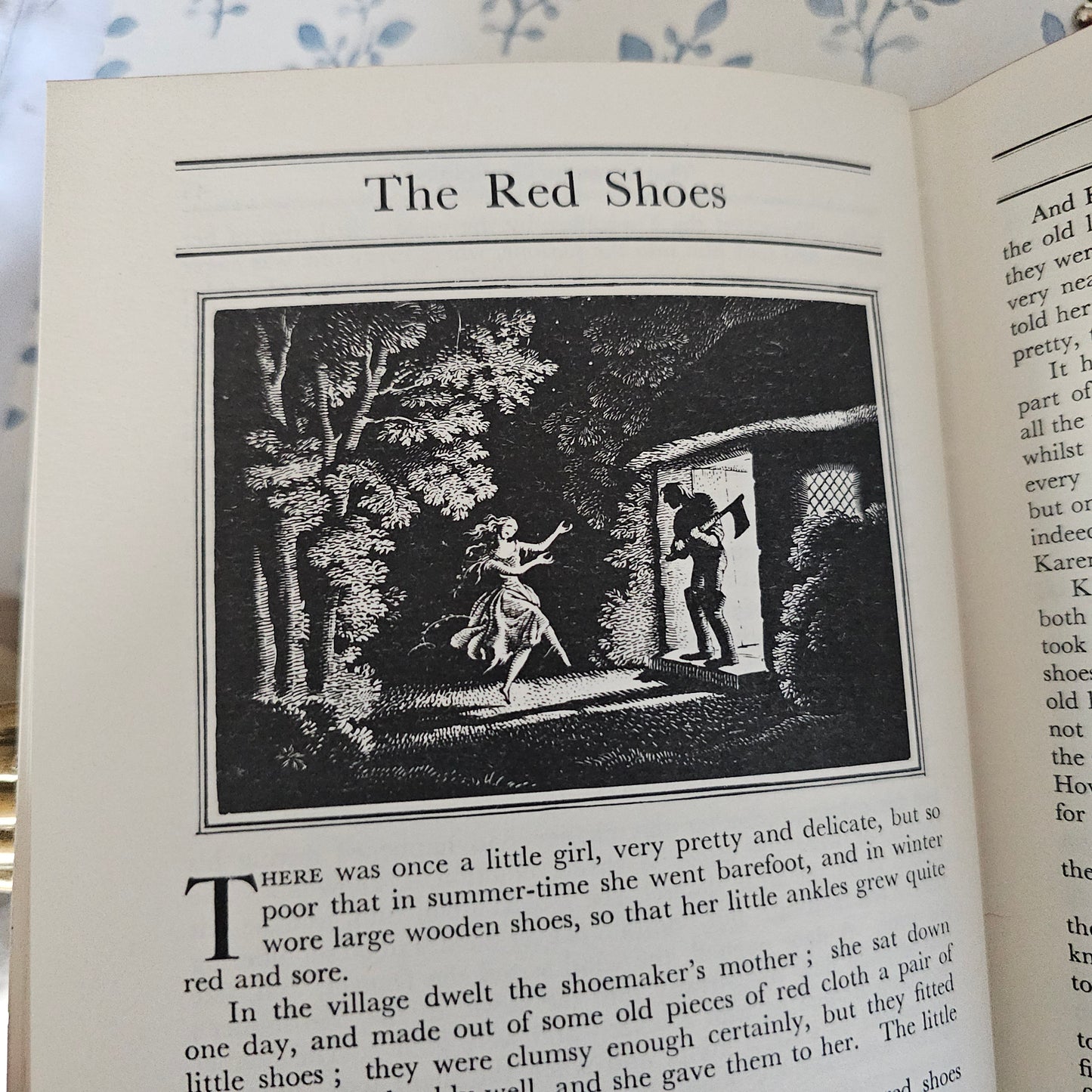 1959 Fairy Tales & Legends by Hans Andersen / Rex Whistler Illustrations / Beautiful Decorative Boards