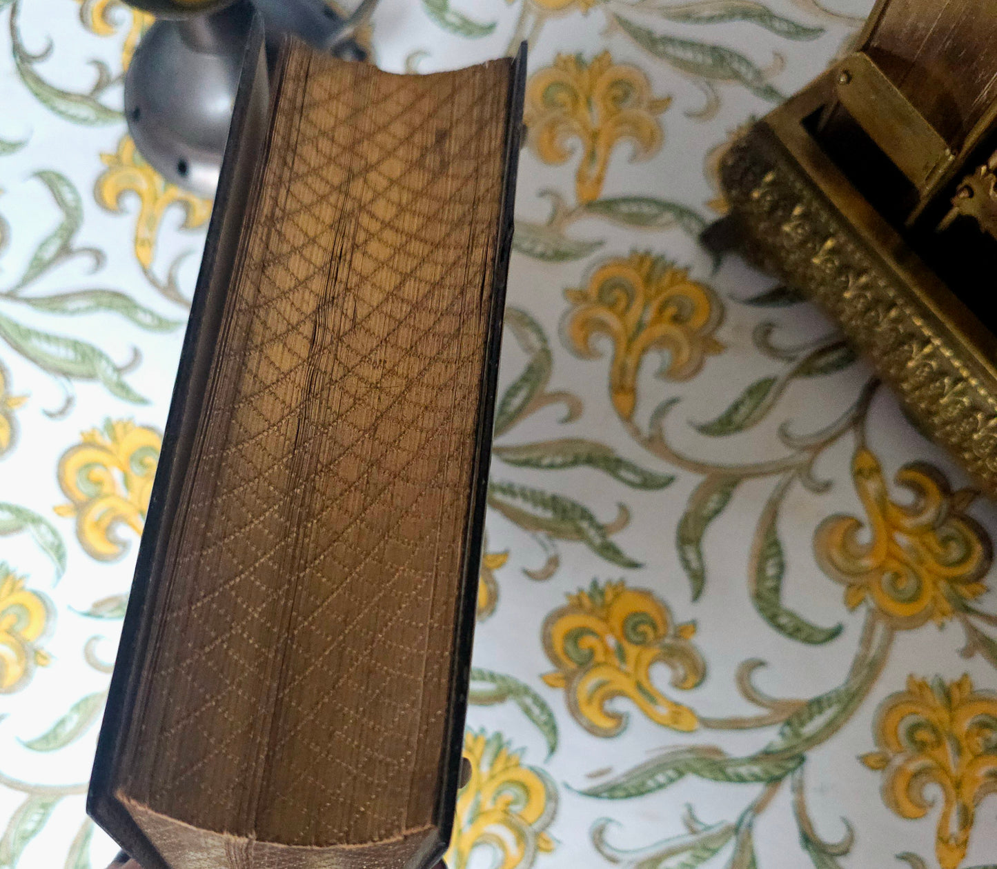 1876 Poems by Walter Scott - Bound in Ancient Oak from a 12th Century Abbey