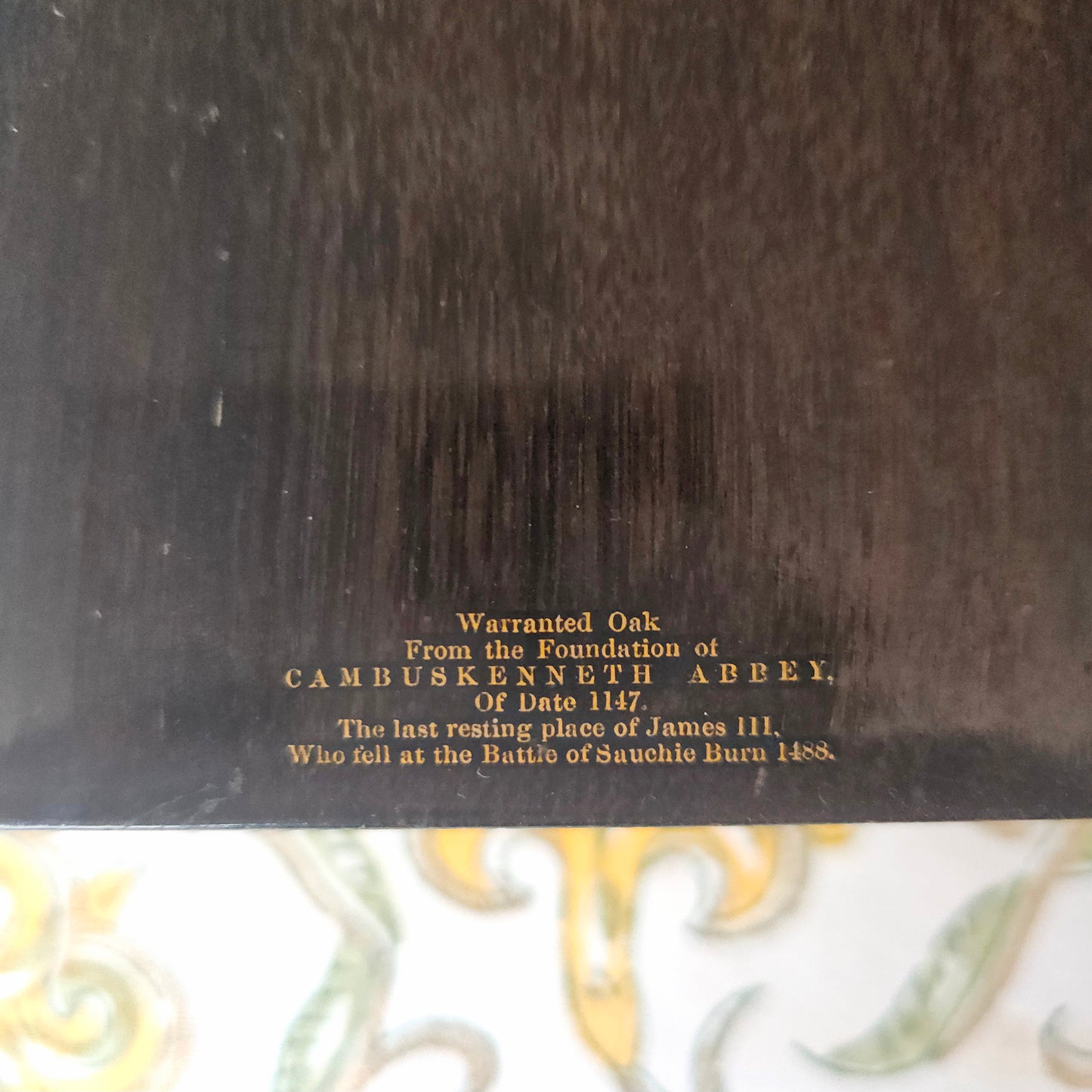 1876 Poems by Walter Scott - Bound in Ancient Oak from a 12th Century Abbey