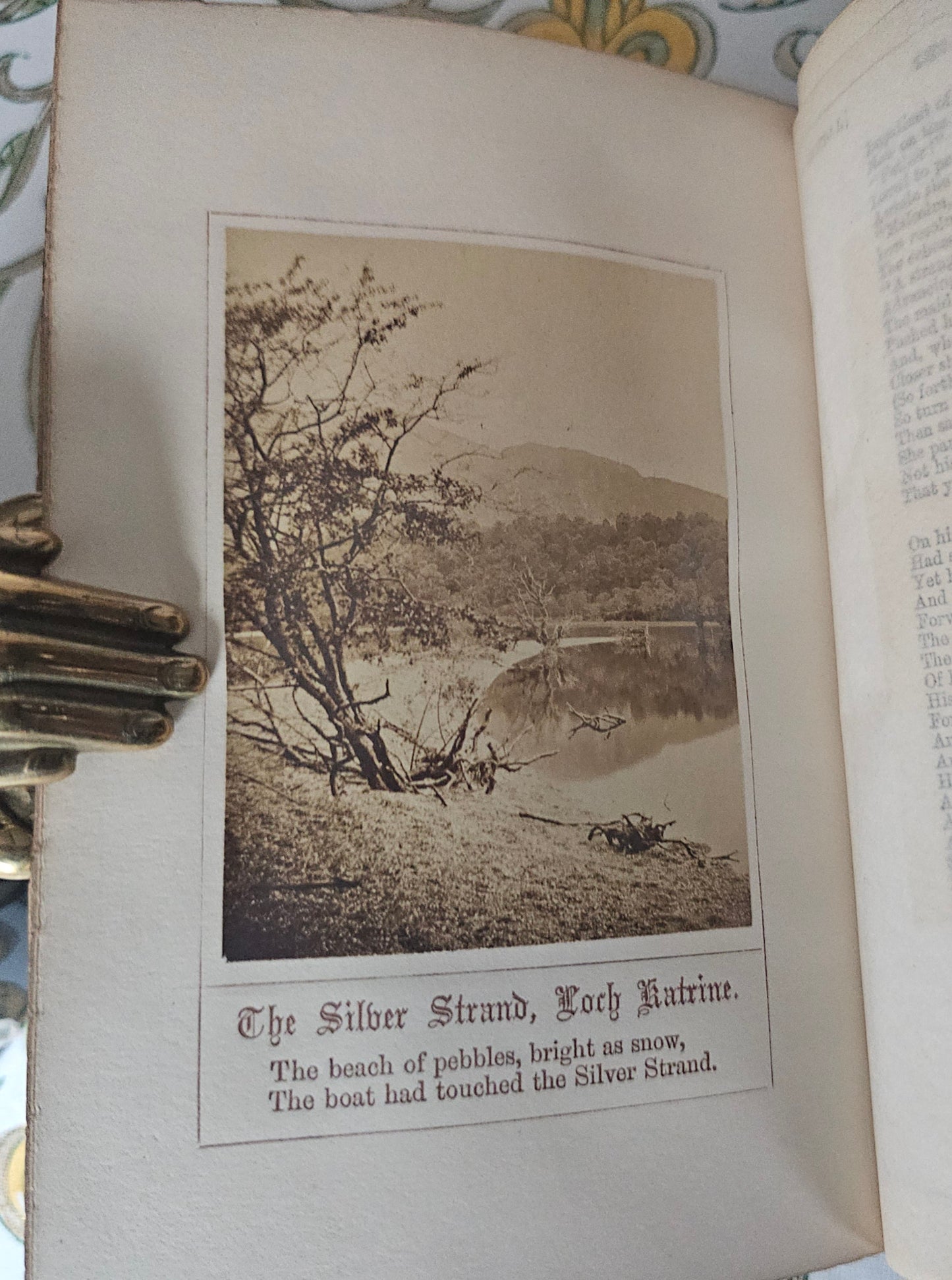 1876 Poems by Walter Scott - Bound in Ancient Oak from a 12th Century Abbey