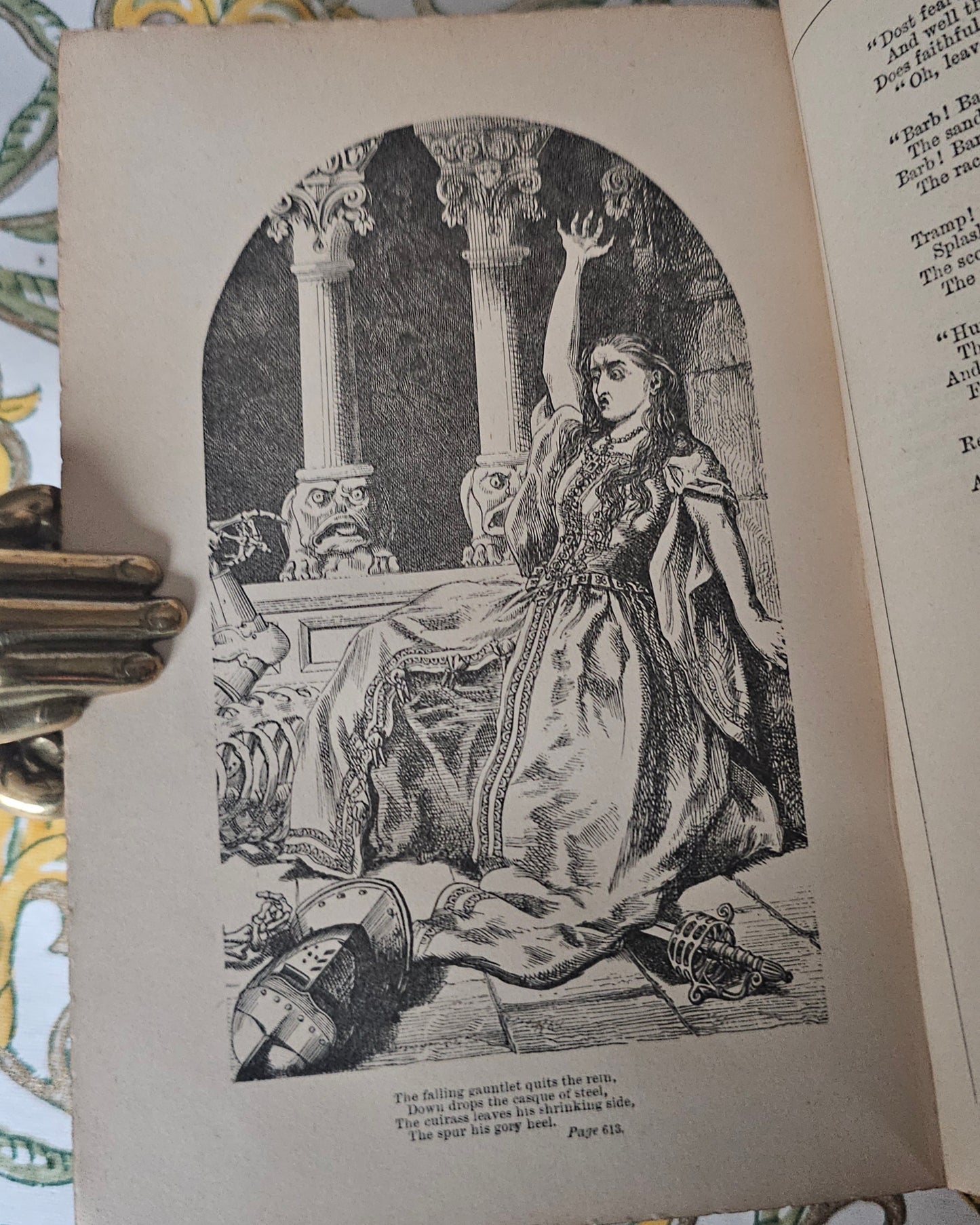 1876 Poems by Walter Scott - Bound in Ancient Oak from a 12th Century Abbey