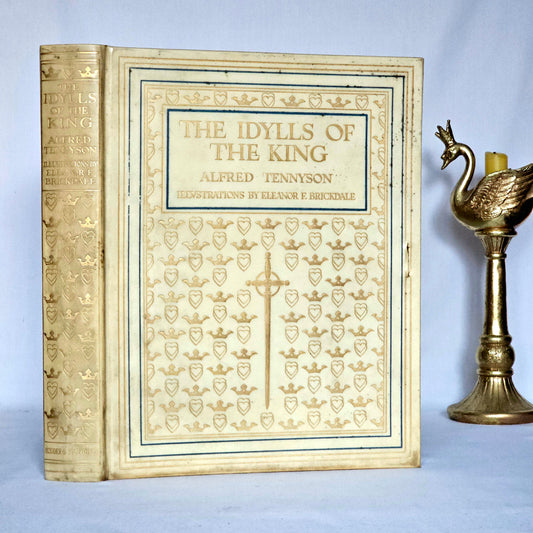 1911 Idylls of the King, Vellum Edition de Luxe, Eleanor Fortescue Brickdale Illustrations