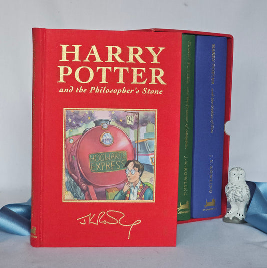 Harry Potter Books 1-4 Boxed Set / Bloomsbury, London / 1st Edition / Extremely Scarce Boxed Set / In Very Good Condition / Collector's Item