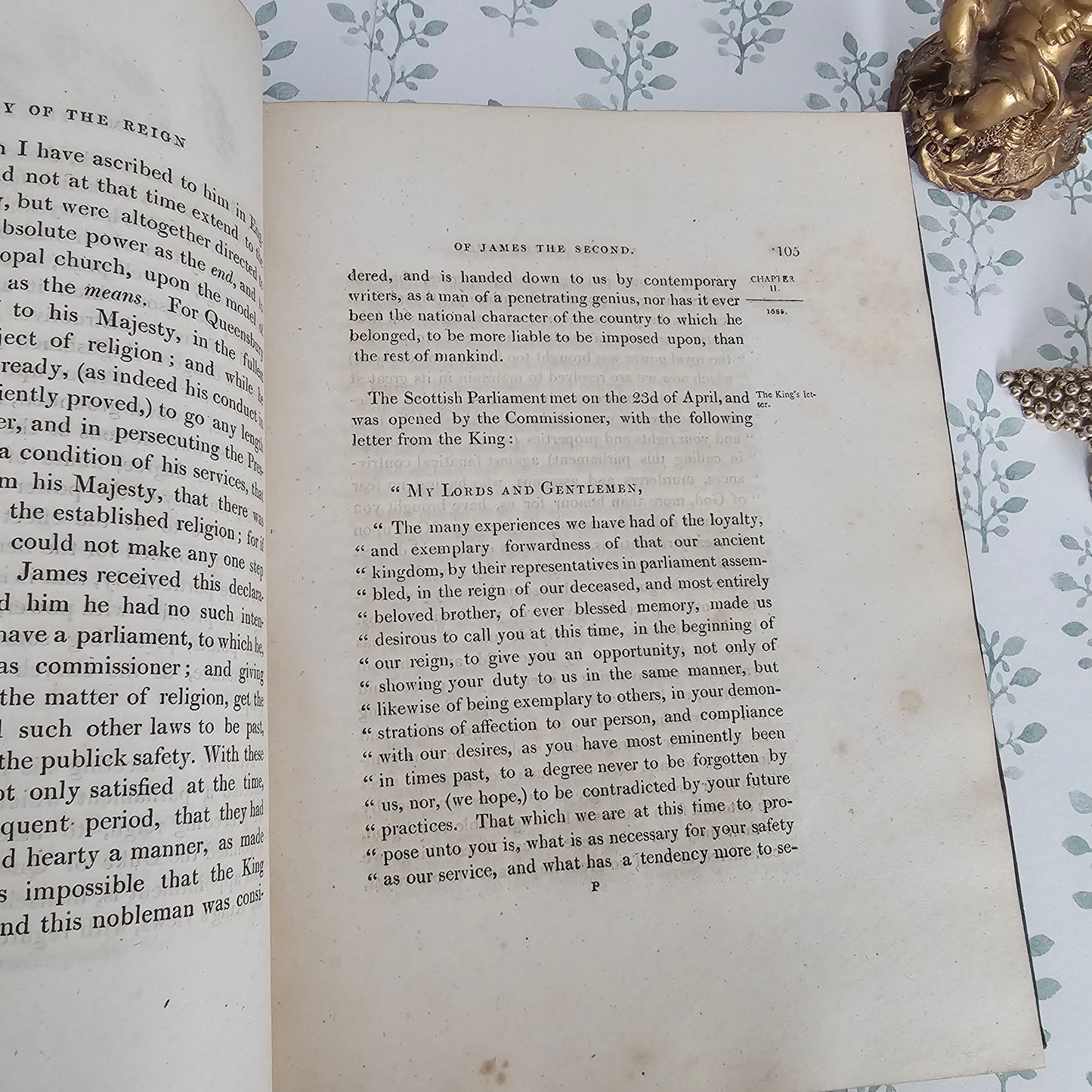 1808 History of James the Second by Charles James Fox - Antique History Book