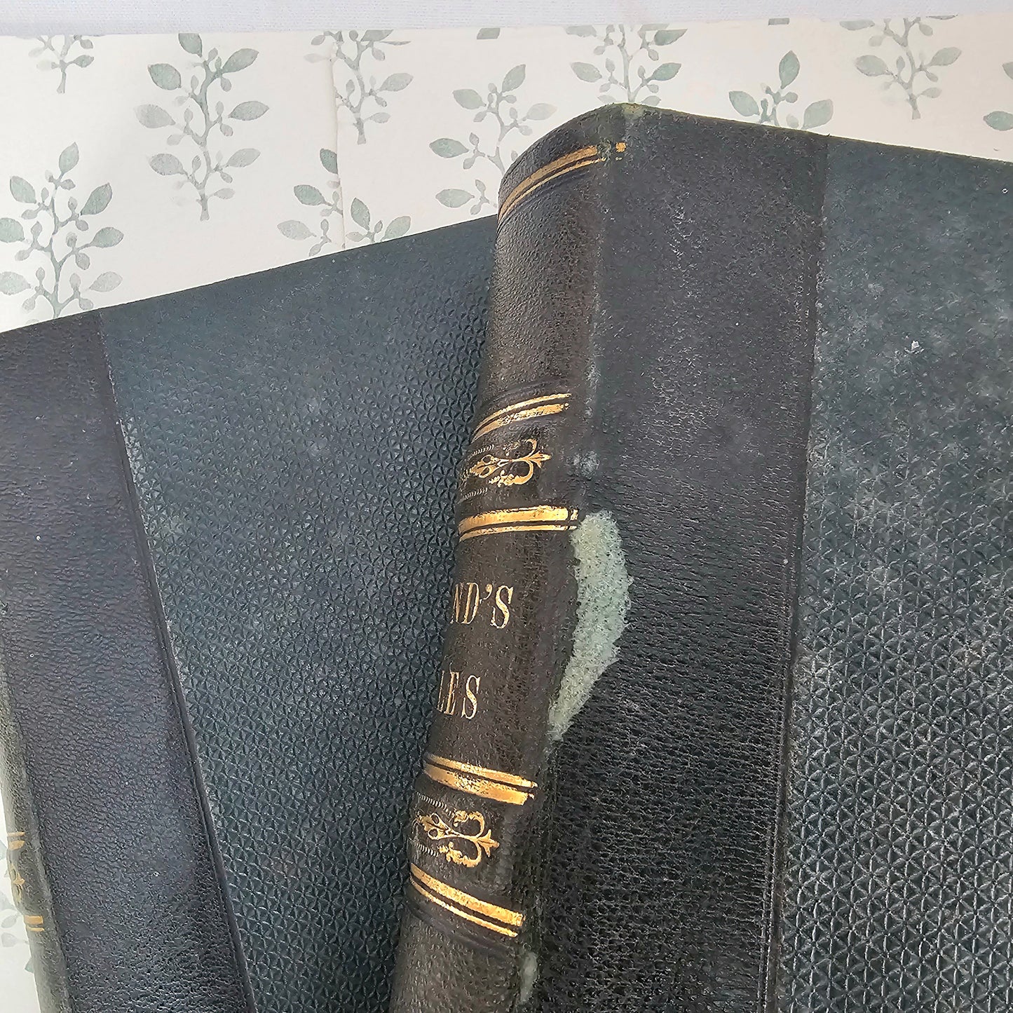 c1863 England's Battles By Sea and Land : 2 Large Antique Books