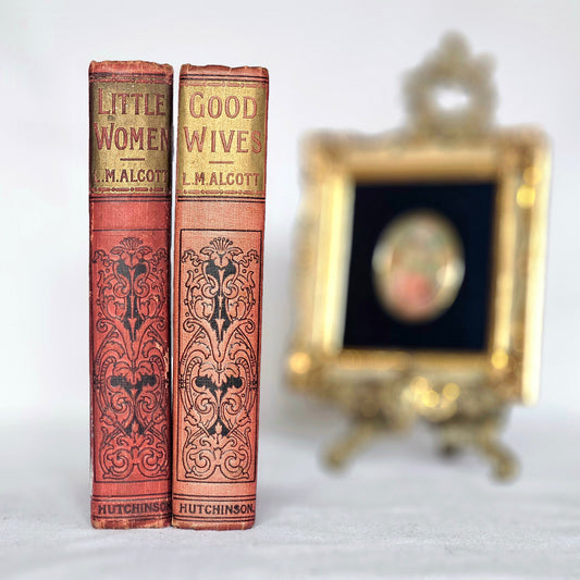 1890 Little Women and Good Wives - Antique Two Volume Set