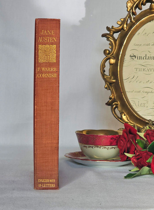 1913 Jane Austen by Francis Warre Cornish / Antique Biography Book