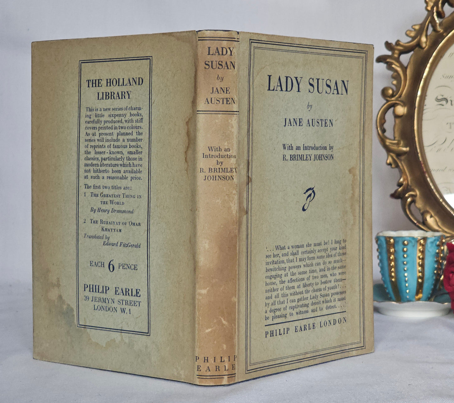 1931 Lady Susan by Jane Austen / Uncommon Early Standalone Edition
