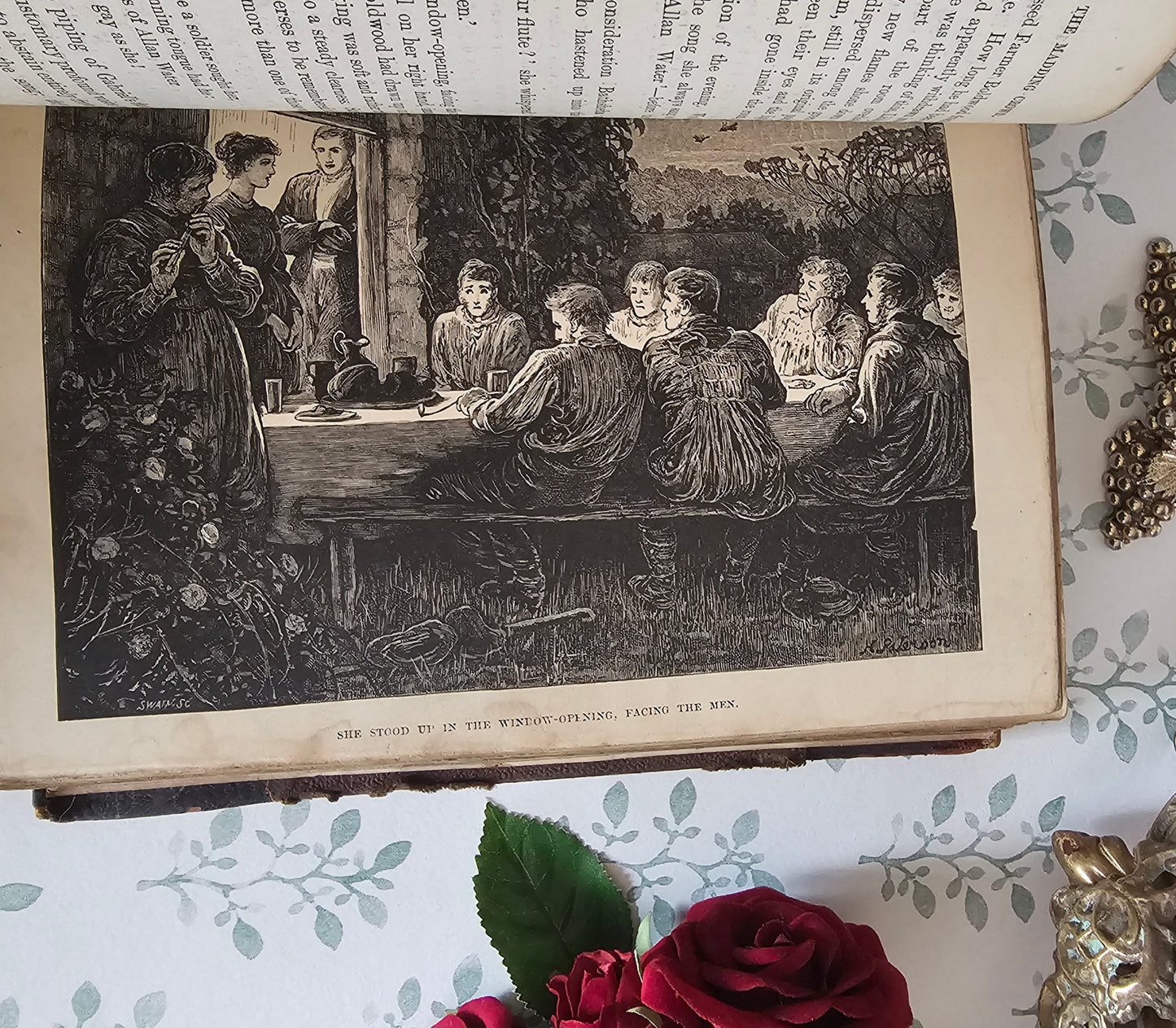 1877 Early Edition of Far From the Madding Crowd by Thomas Hardy : WORN