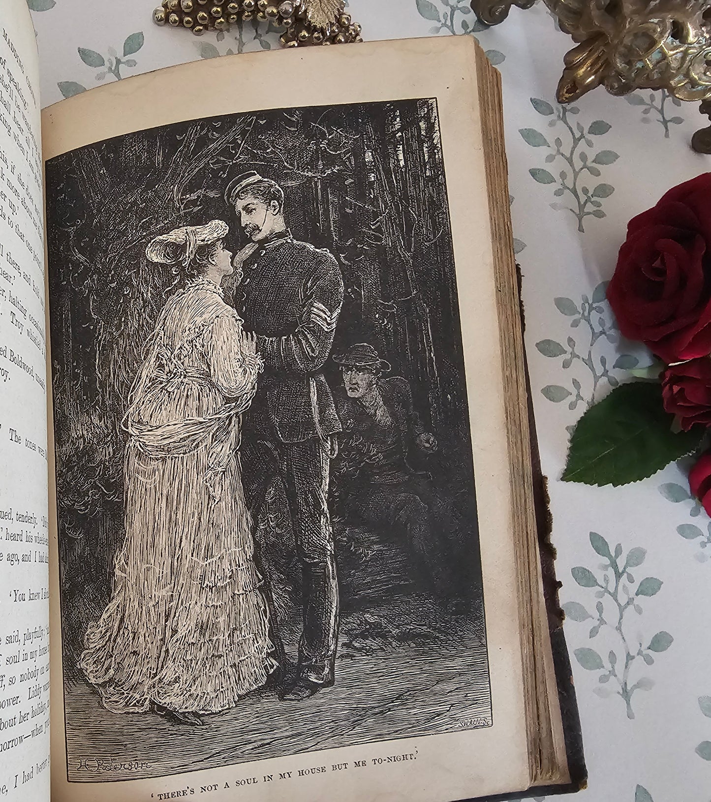 1877 Early Edition of Far From the Madding Crowd by Thomas Hardy : WORN