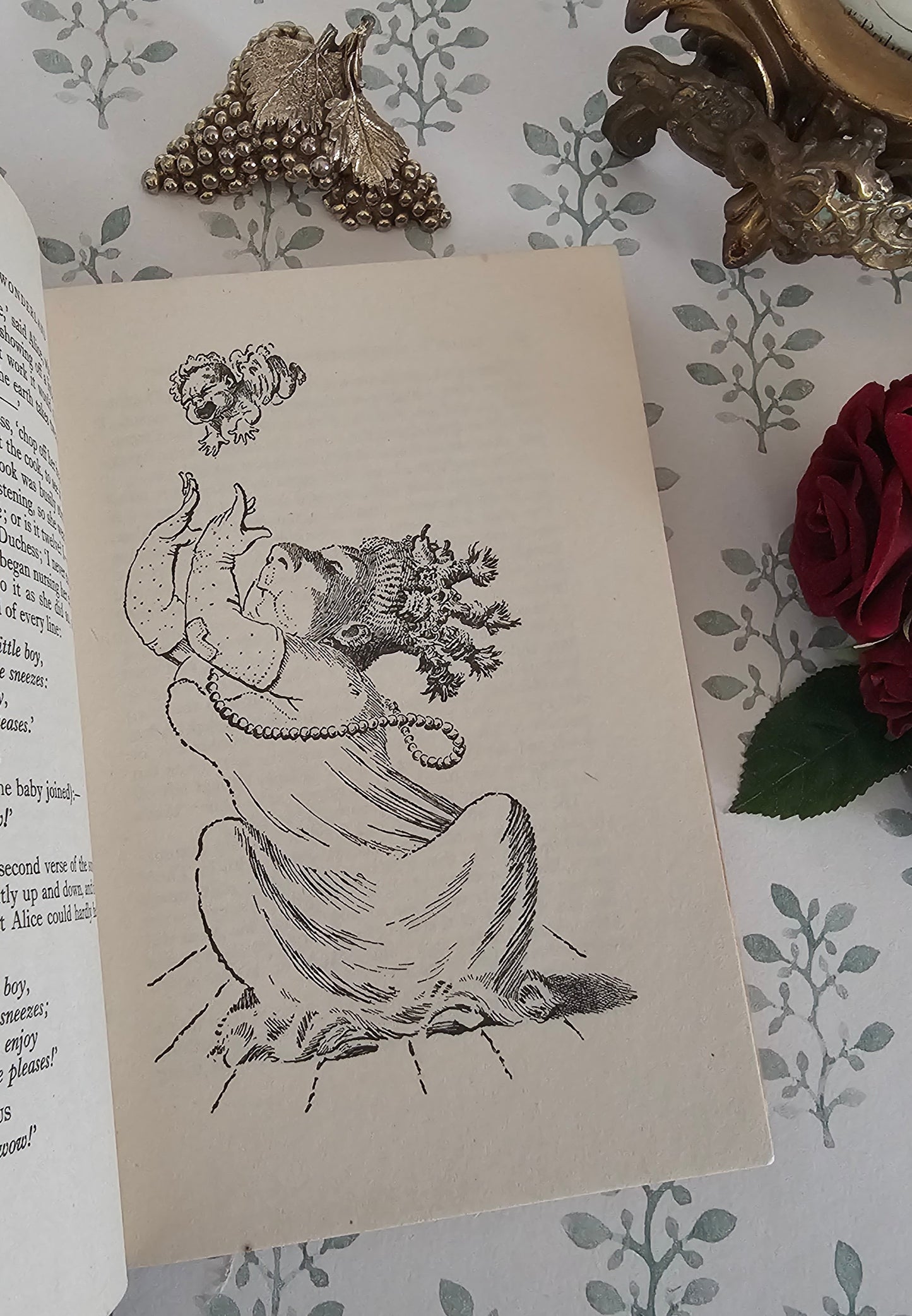 1954 FIRST EDITION Alice's Adventures in Wonderland plus Through the Looking-Glass by Lewis Carroll - Illustrated by Mervyn Peake