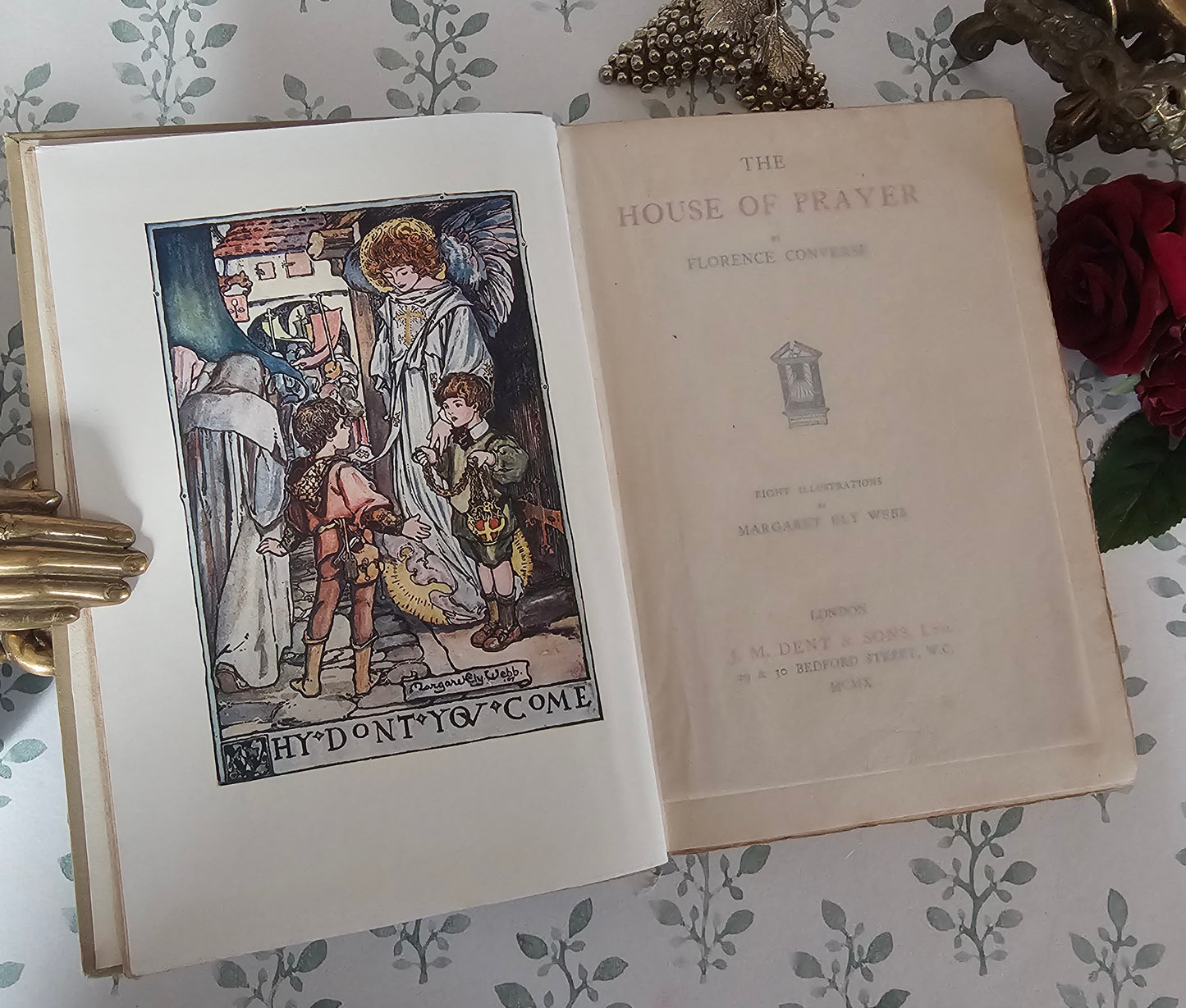 1910 The House of Prayer by Florence Converse - Illustrated Antique Book